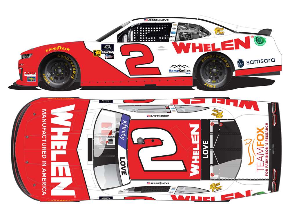 2025 Jesse Love 1/64th Whelen "Xfinity Series" Chevrolet