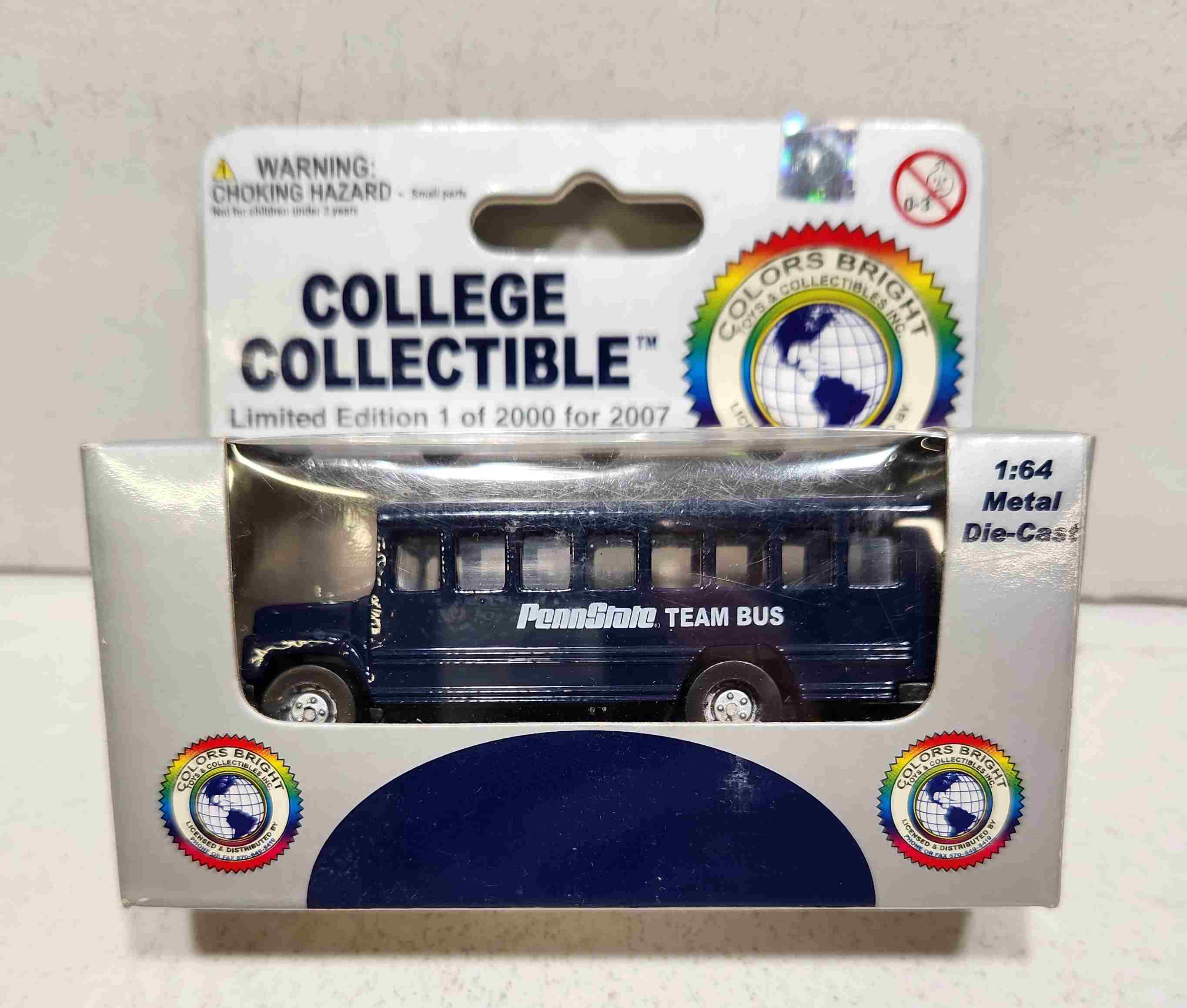 2007 Penn State 1/64th Nittany Lions Team Bus