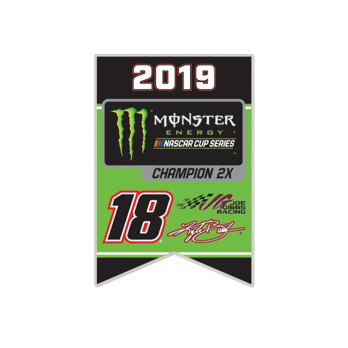 2019 Kyle Busch Monster Energy Series Champion collector pin