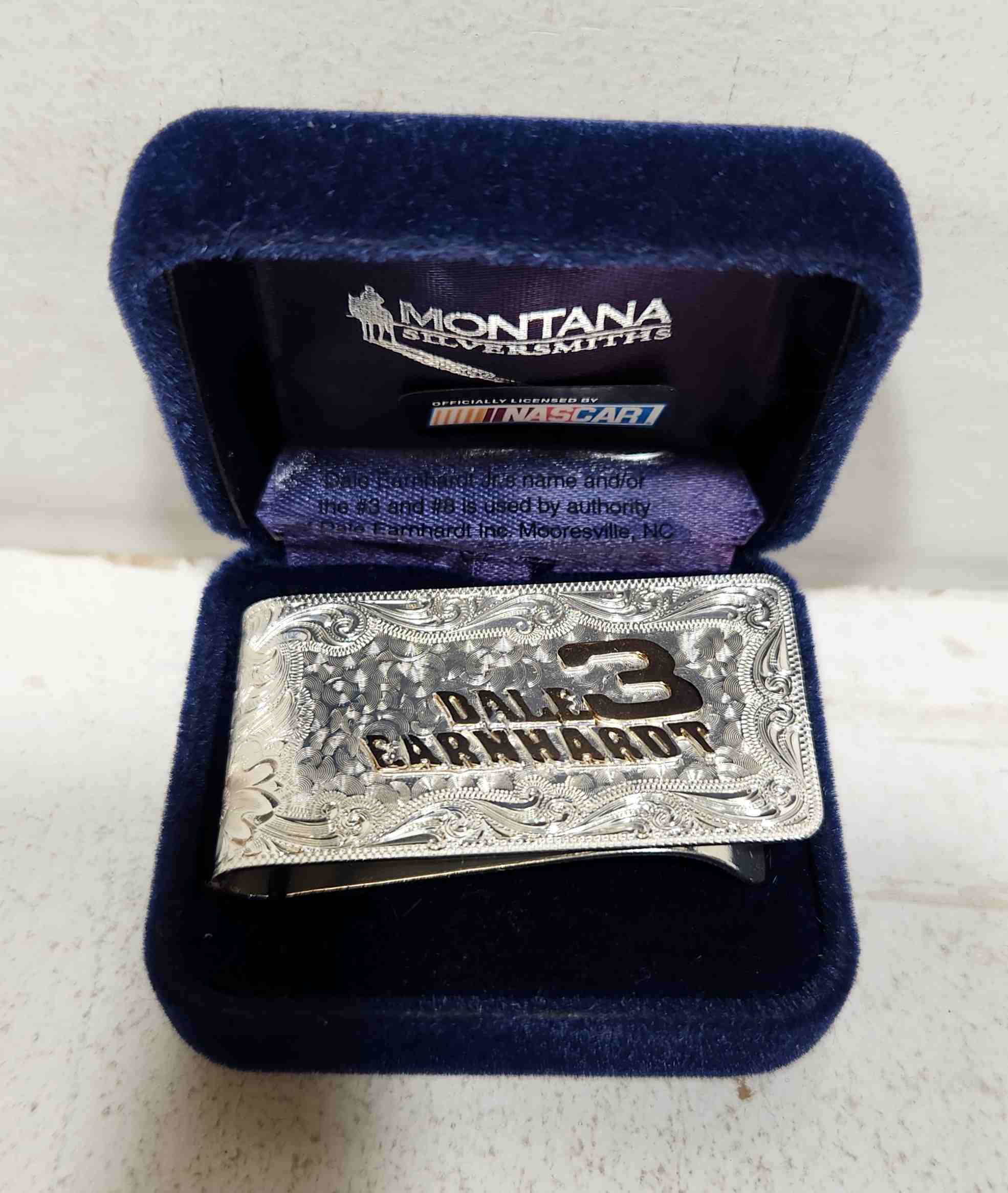 2000 Dale Earnhardt Montana Silversmiths money clip