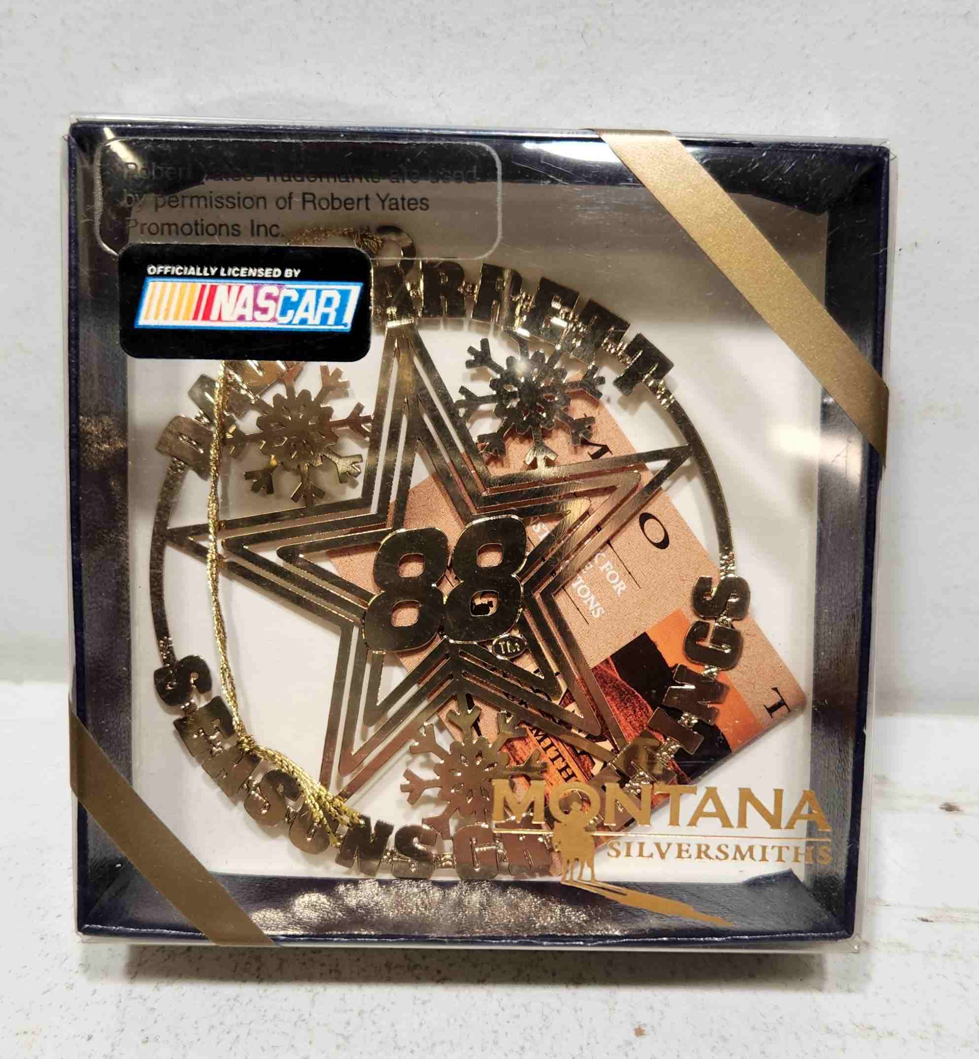 2000 Dale Jarrett Montana Silversmiths Star Ornament