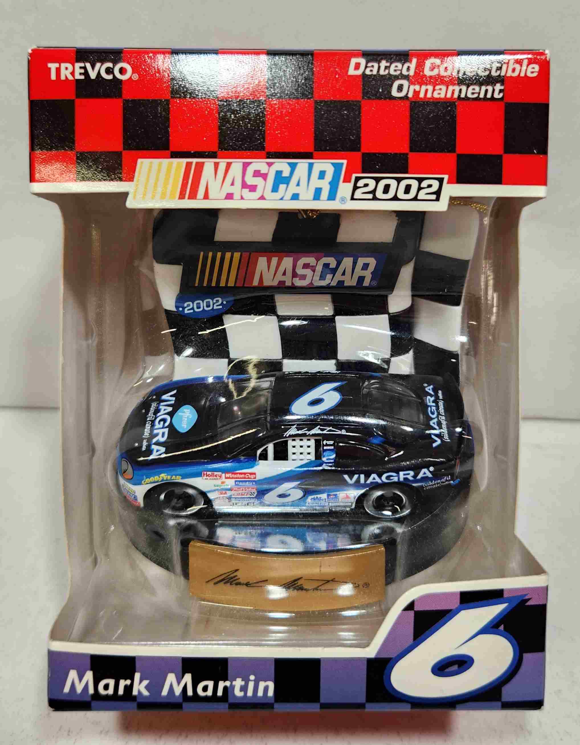 2002 Mark Martin Viagra Trevco Ornament