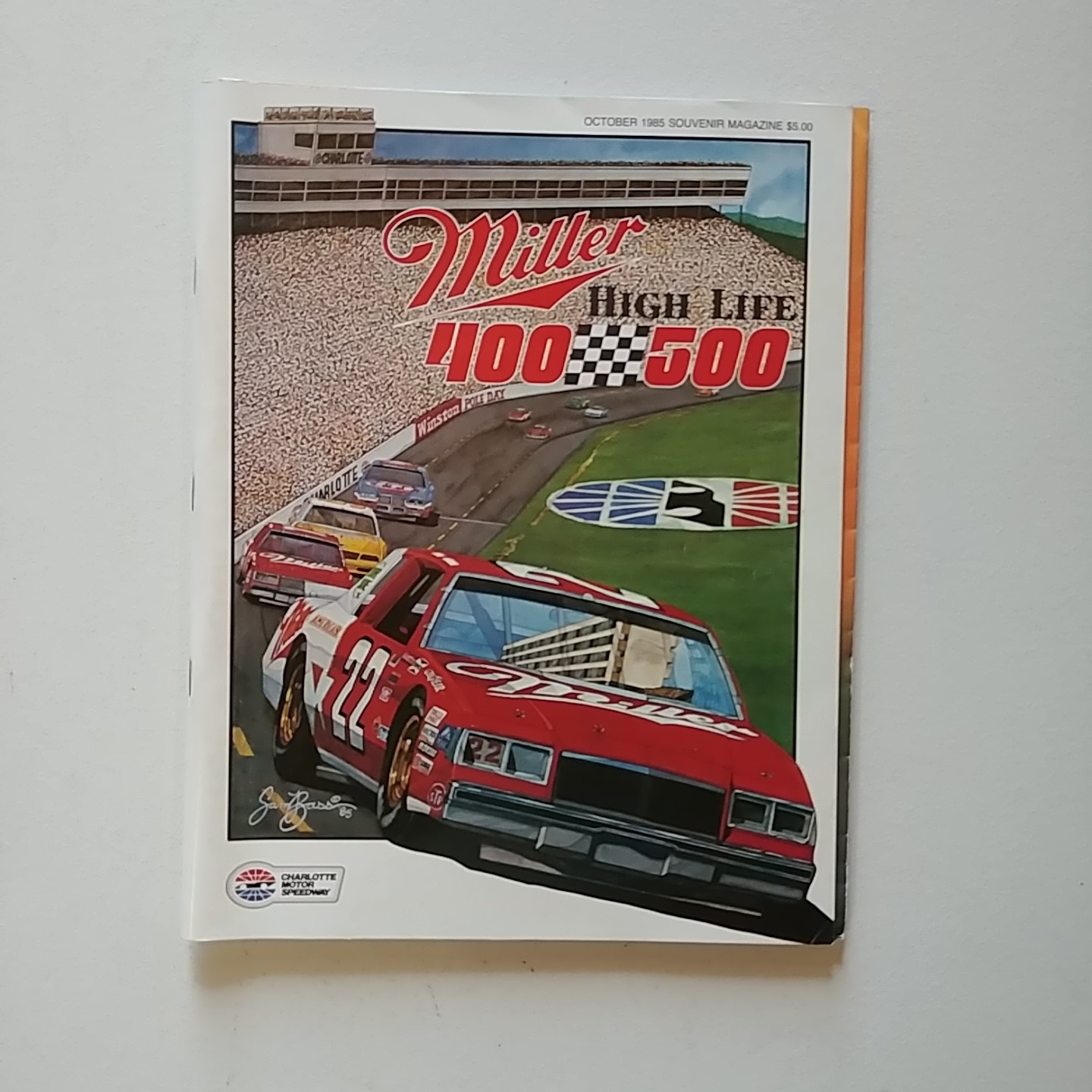 1985 Charlotte Miller High Life 500 October Program