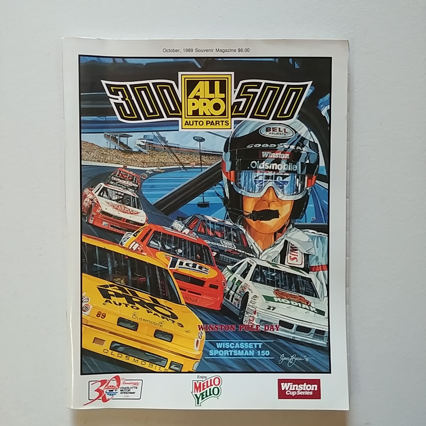 1989 Charlotte All Pro Auto Parts 500 October Program