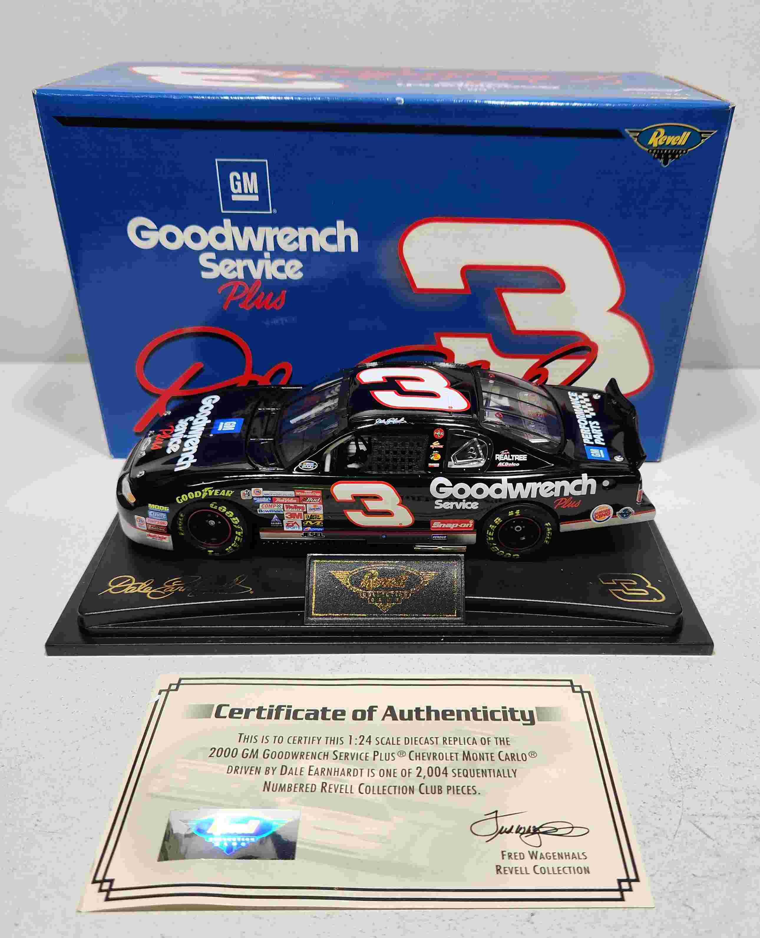 2000 Dale Earnhardt 1/24th Goodwrench Monte Carlo