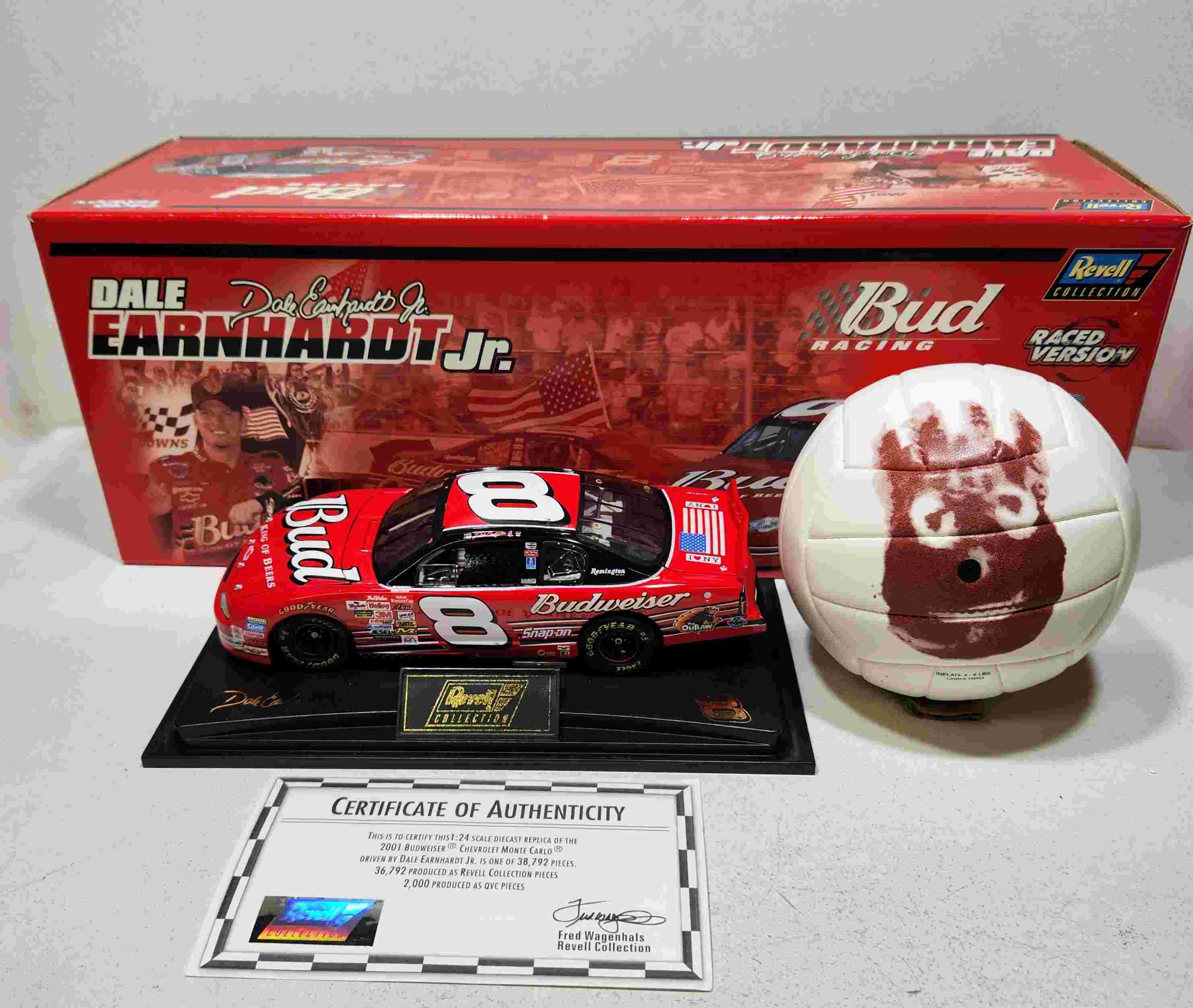 2001 Dale Earnhardt Jr 1/24th Budweiser "Wilson" "Dover Win" Mone Carlo