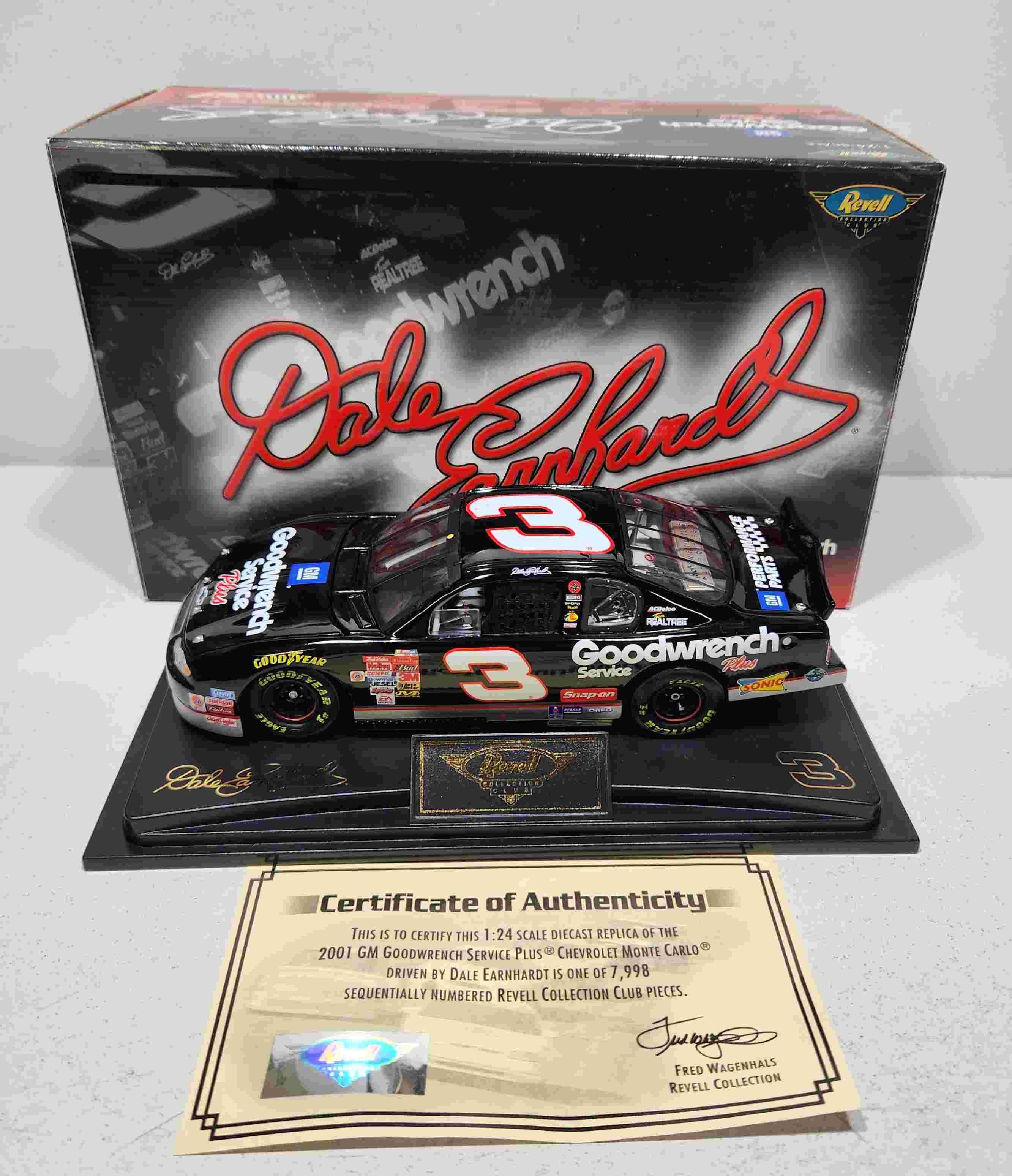 2001 Dale Earnhardt 1/24th GM Goodwrench Monte Carlo