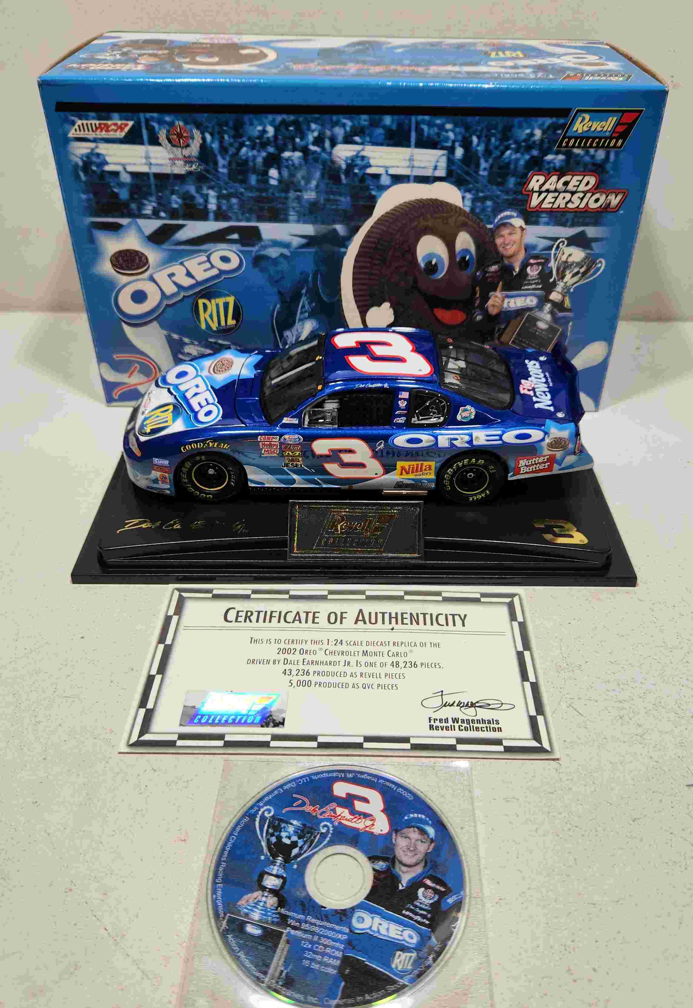 2002 Dale Earnhardt Jr 1/24th Oreo"Daytona Busch Series Win Raced Version" Monte Carlo