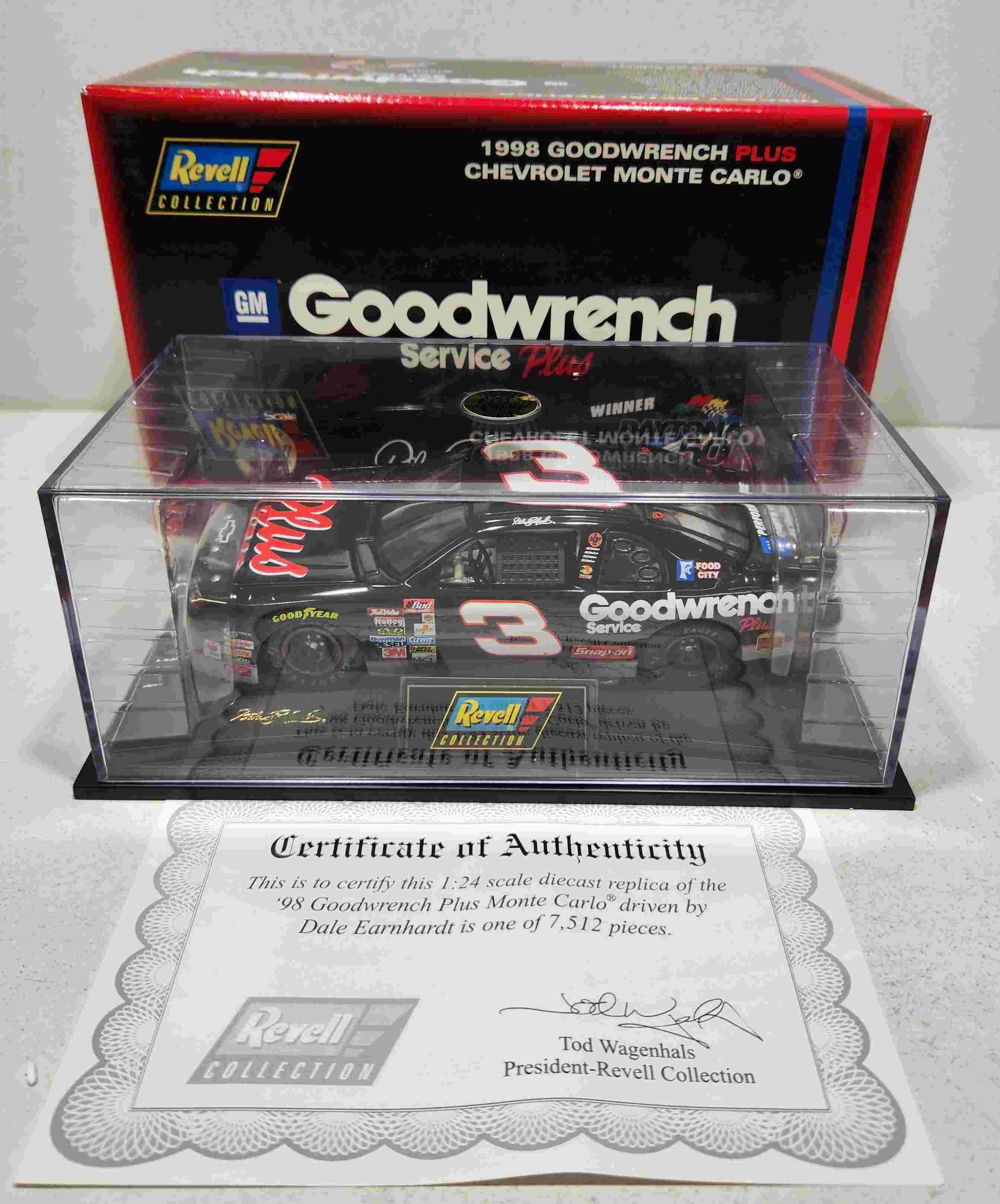 1998 Dale Earnhardt 1/24th Goodwrench Plus "Daytona 500 Winner" Monte Carlo