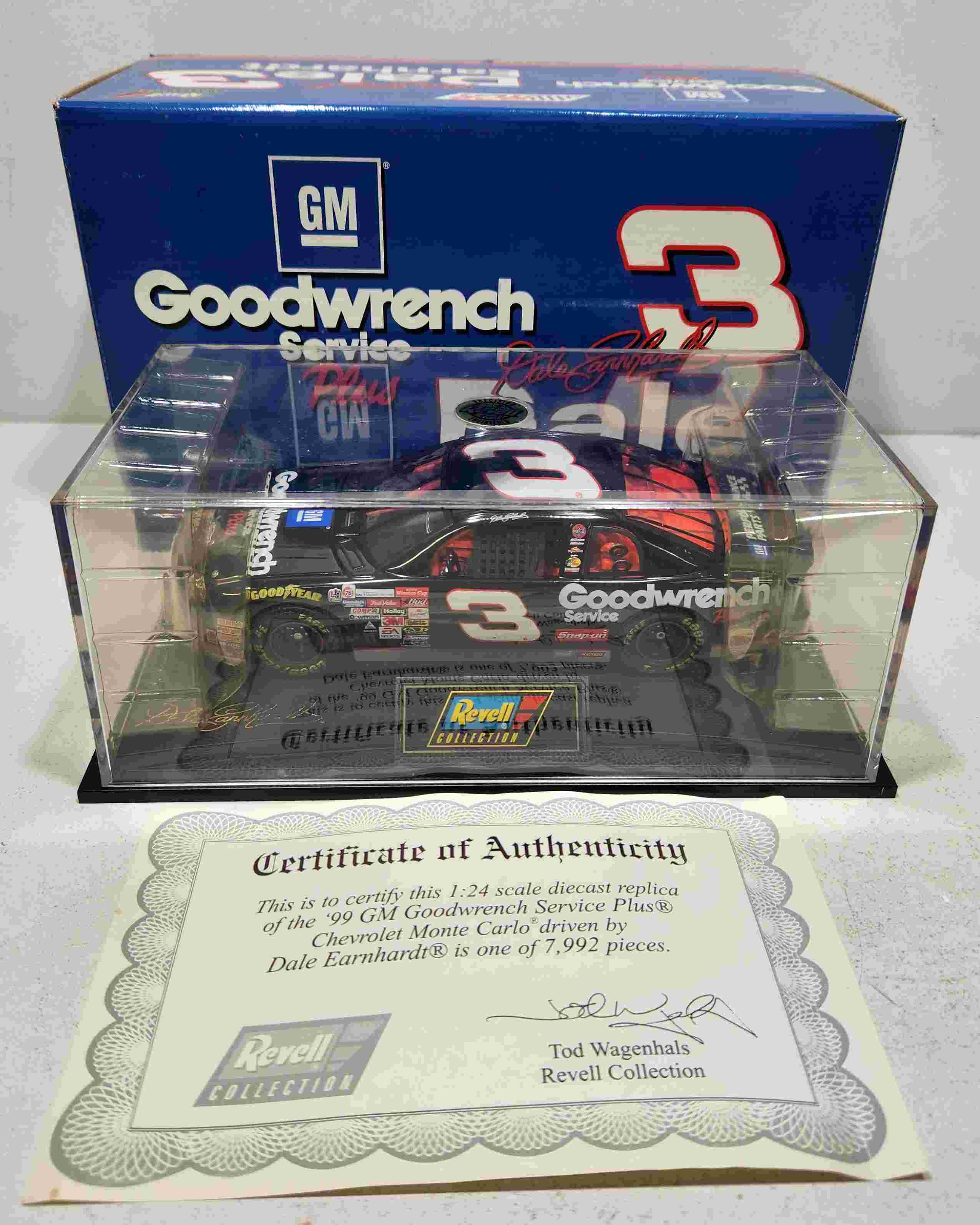 1999 Dale Earnhardt 1/24th GM Goodwrench Plus Monte Carlo