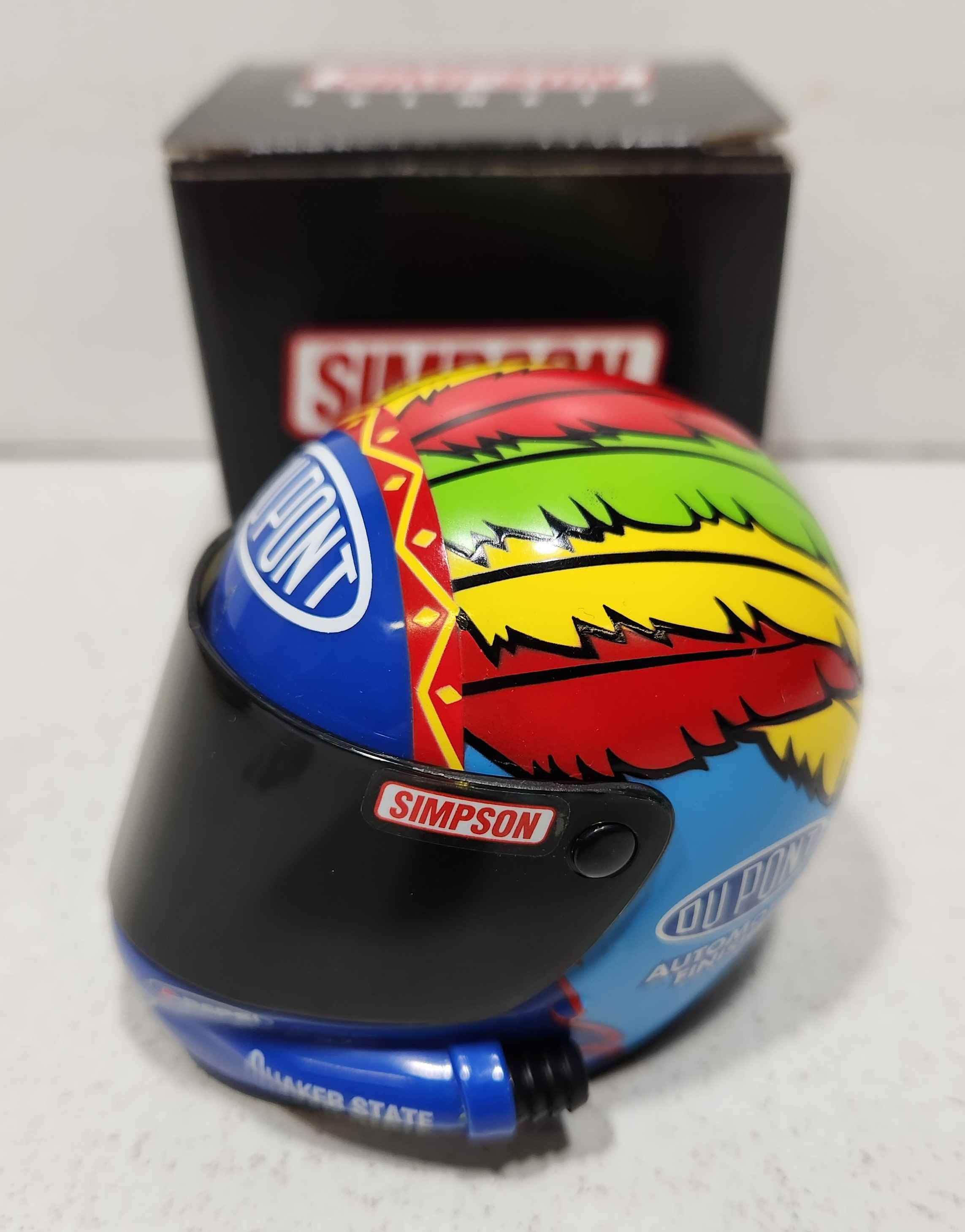 1997 Jeff Gordon 1/4th Dupont "Feathers" mini helmet