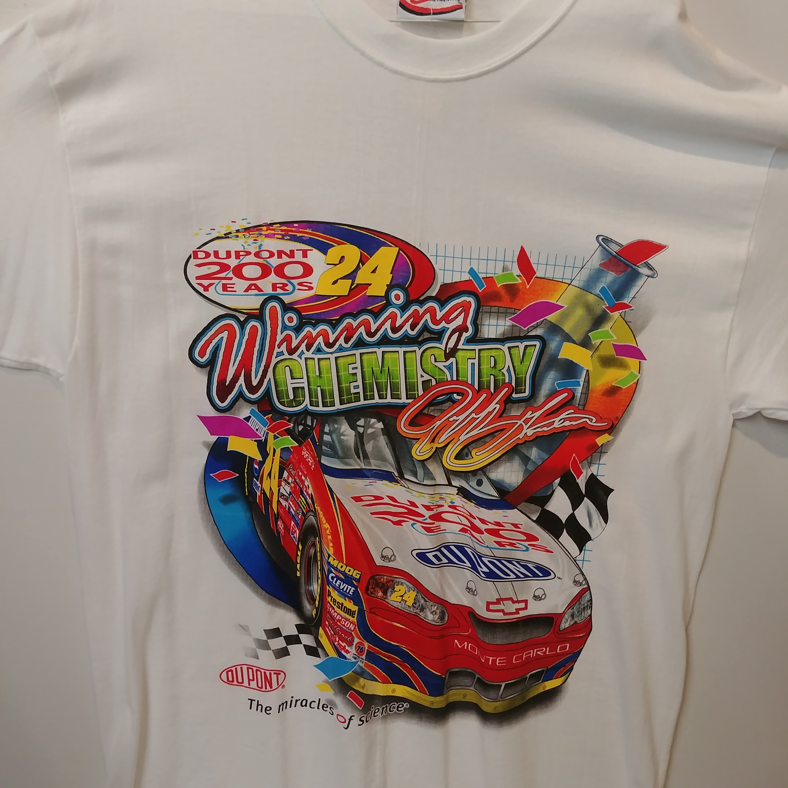 2002 Jeff Gordon Dupont "200 Years" tee