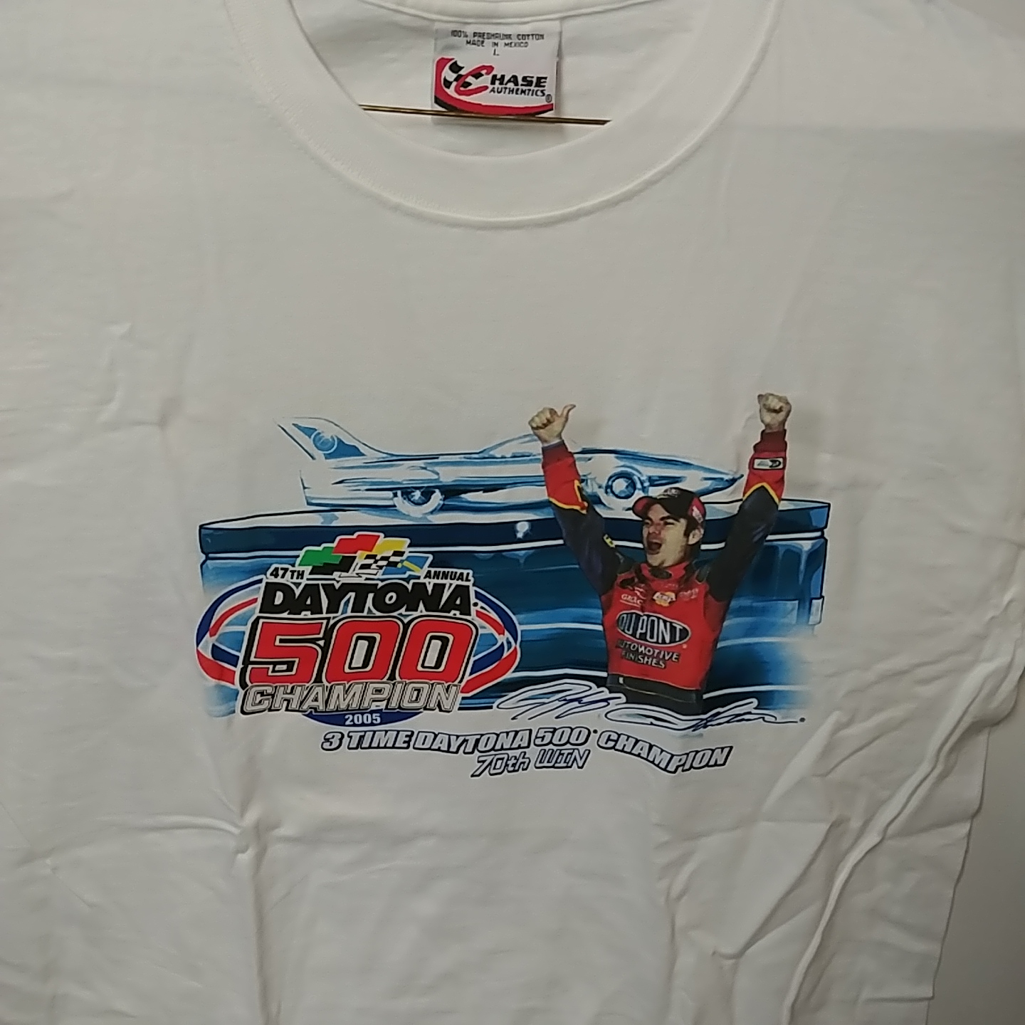 2005 Jeff Gordon Dupont "Daytona 500 Winner" Tee