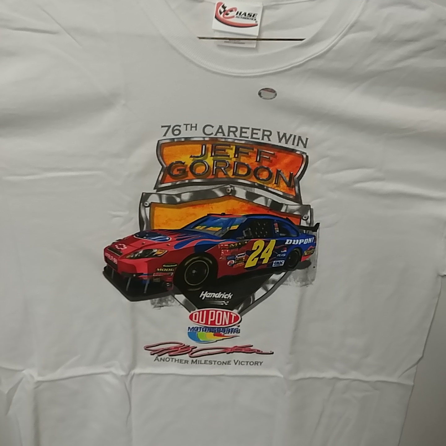 2007 Jeff Gordon Dupont "Phoenix Win" "76th Victory" tee