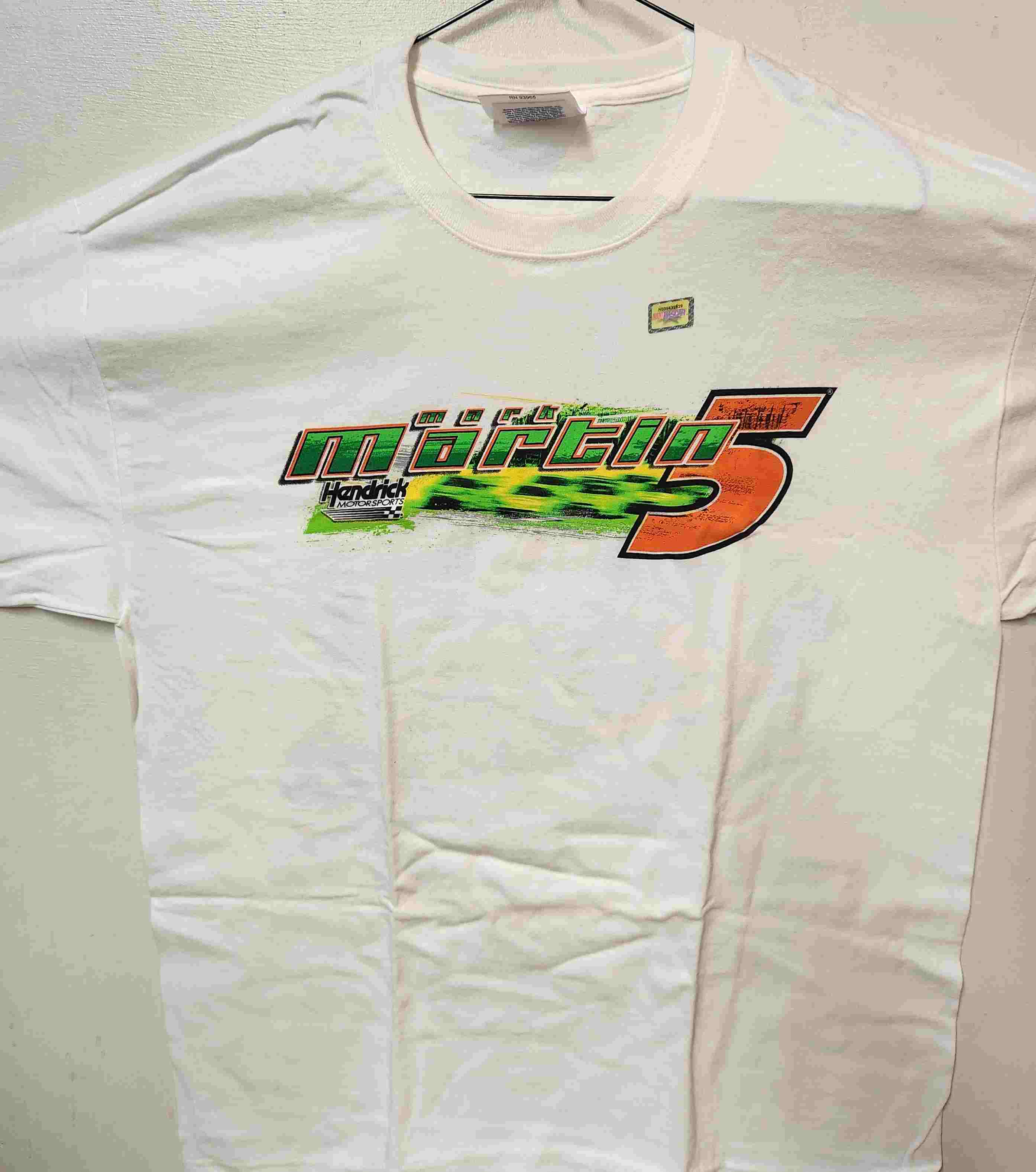 2010 Mark Martin Go Daddy.com "White" tee