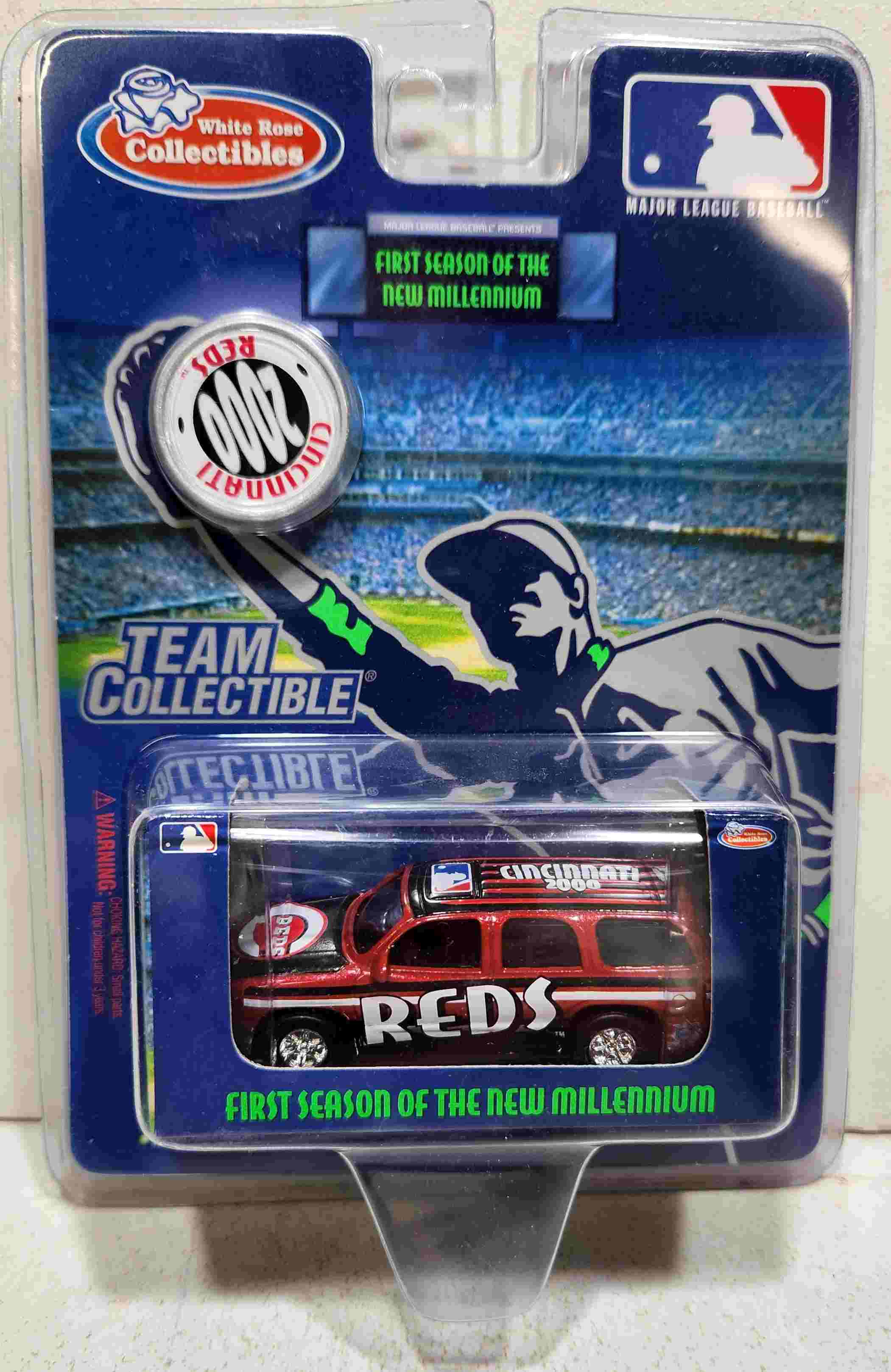 2000 Cincinnati Reds 1/64th GMC Yukon