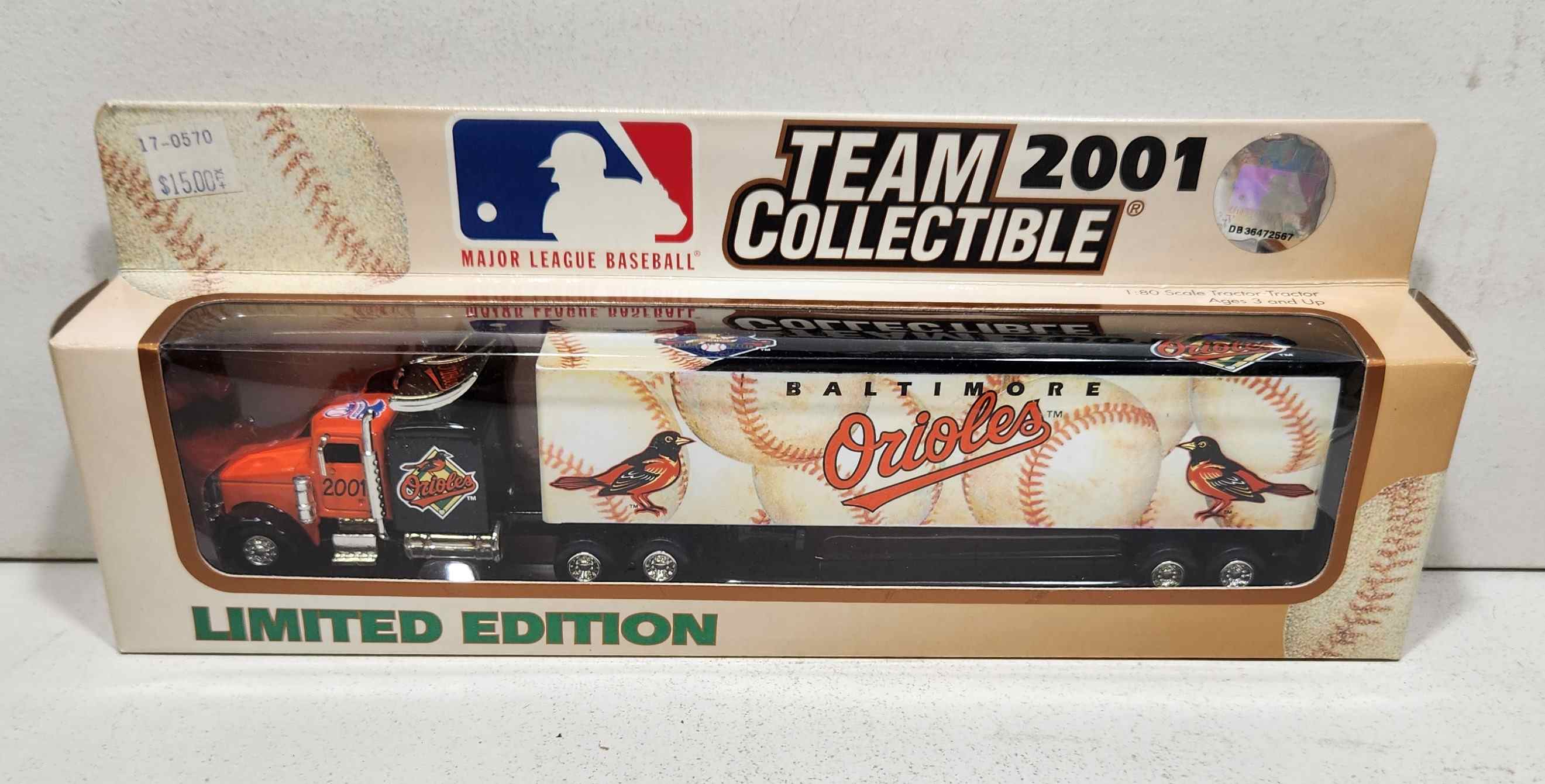 2001 Baltimore Orioles 1/80th Transporter