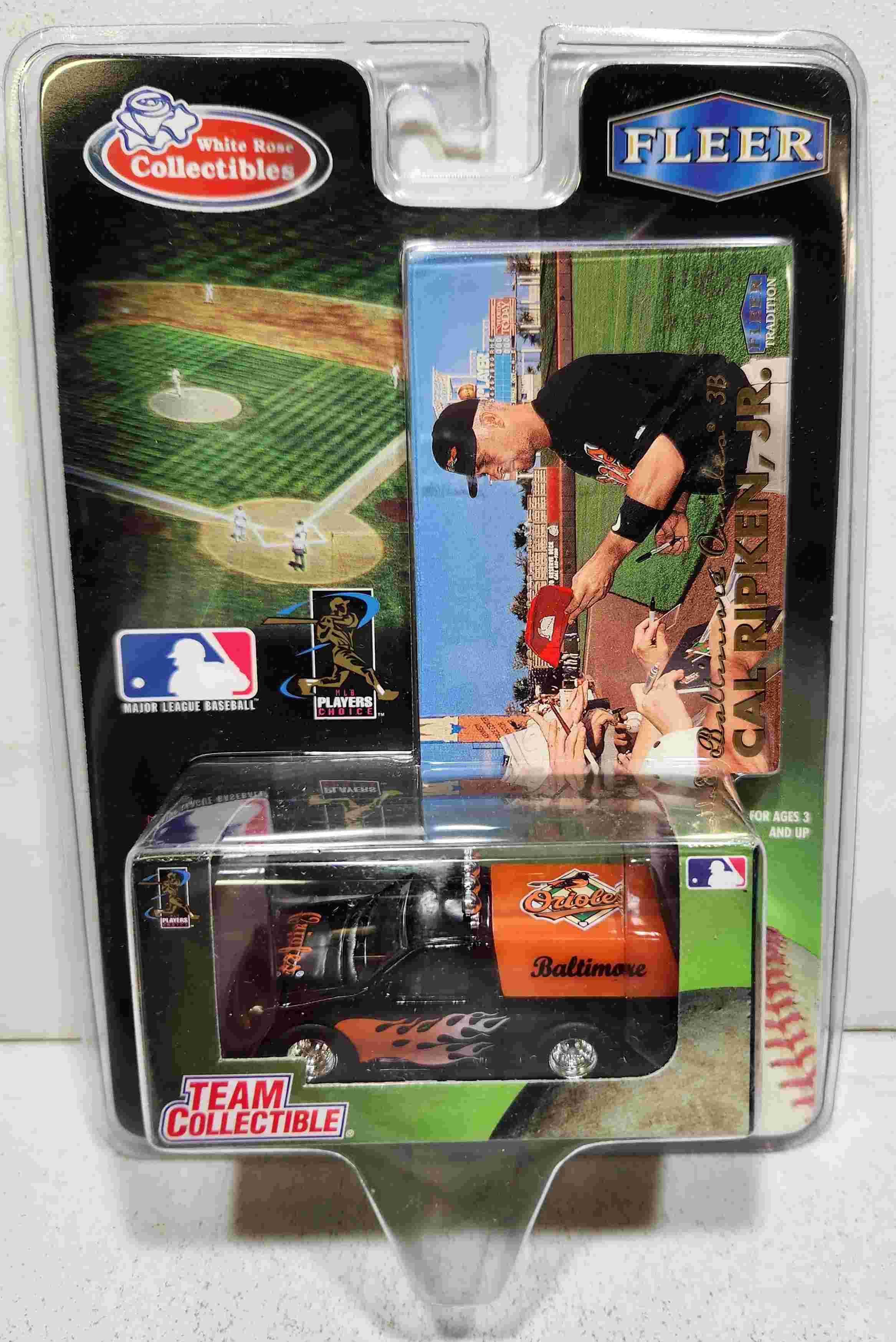 1999 Baltimore Orioles 1/64th Ford F-150 Pickup with Cal Ripken Jr trading card