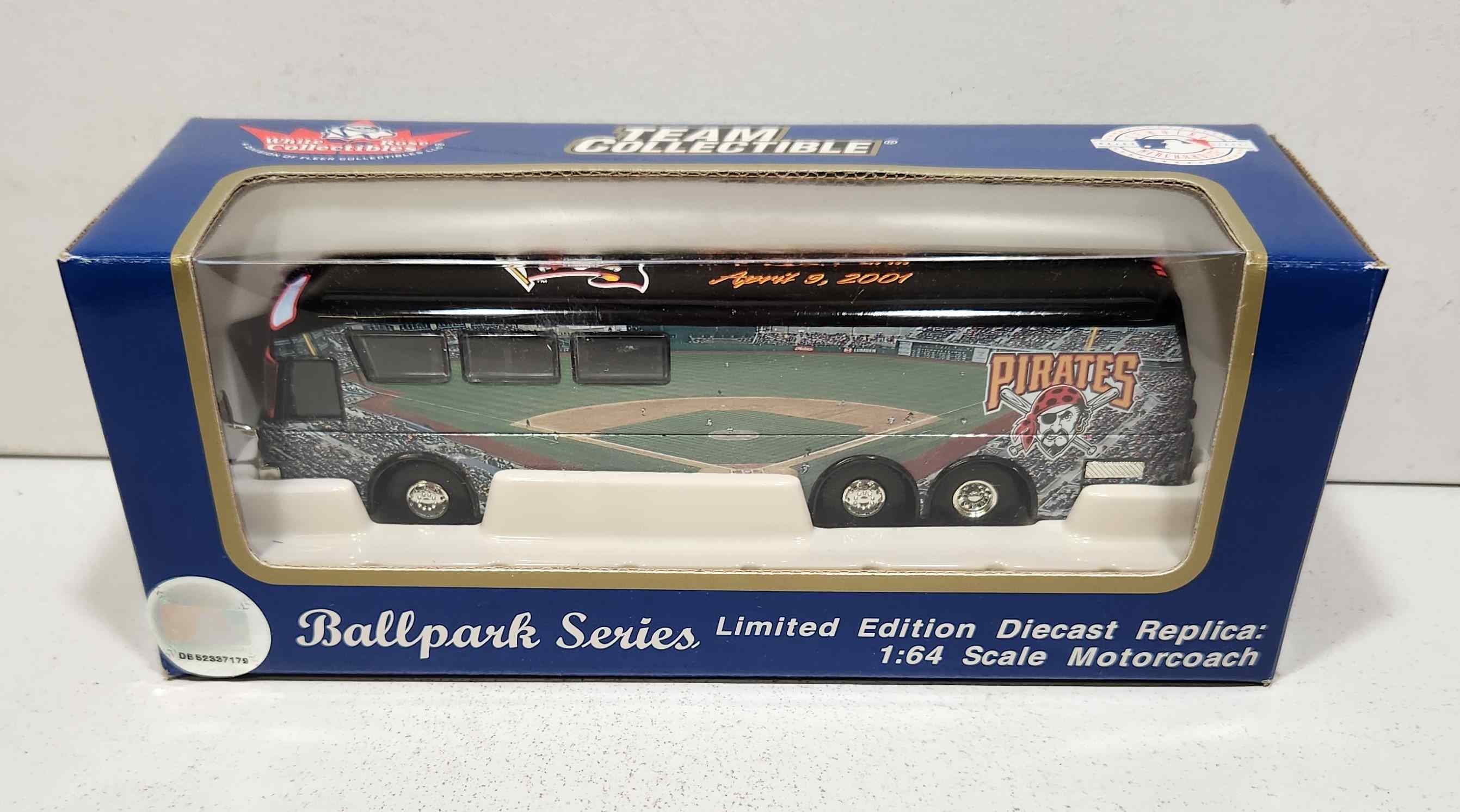 2001 Pittsburgh Pirates 1/64th "Ball Park Series" Motorcoach