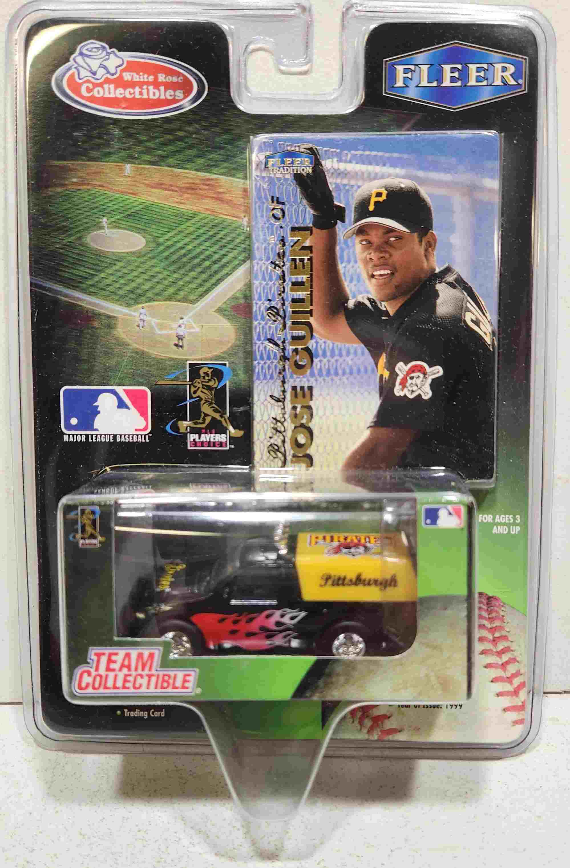 1999 Pittsburgh Pirates 1/64th Ford F-150 Pickup with Jose Guillen trading card