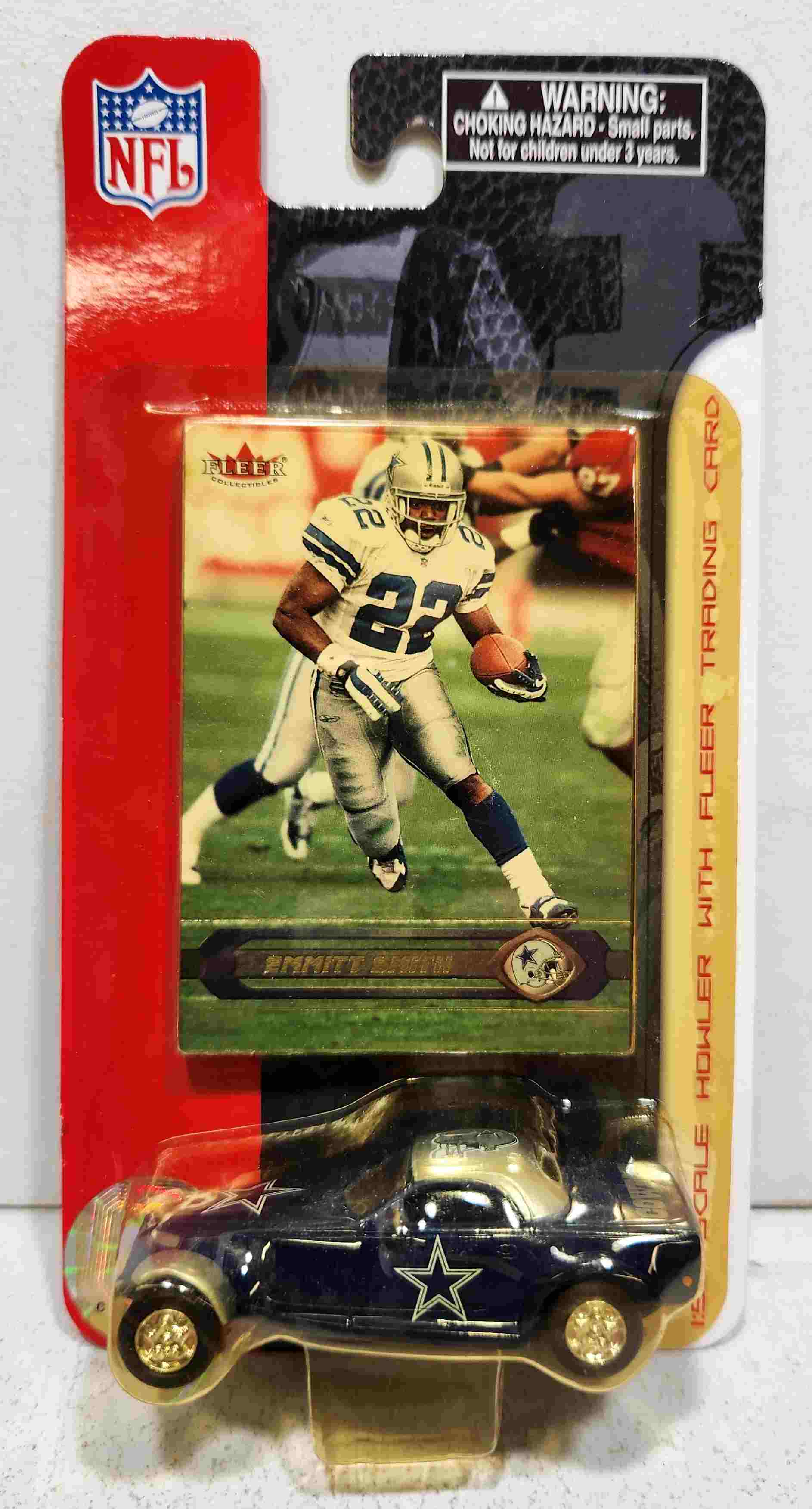 2002 Dallas Cowboys 1/55th Chrysler Howler with Emmitt Smith card