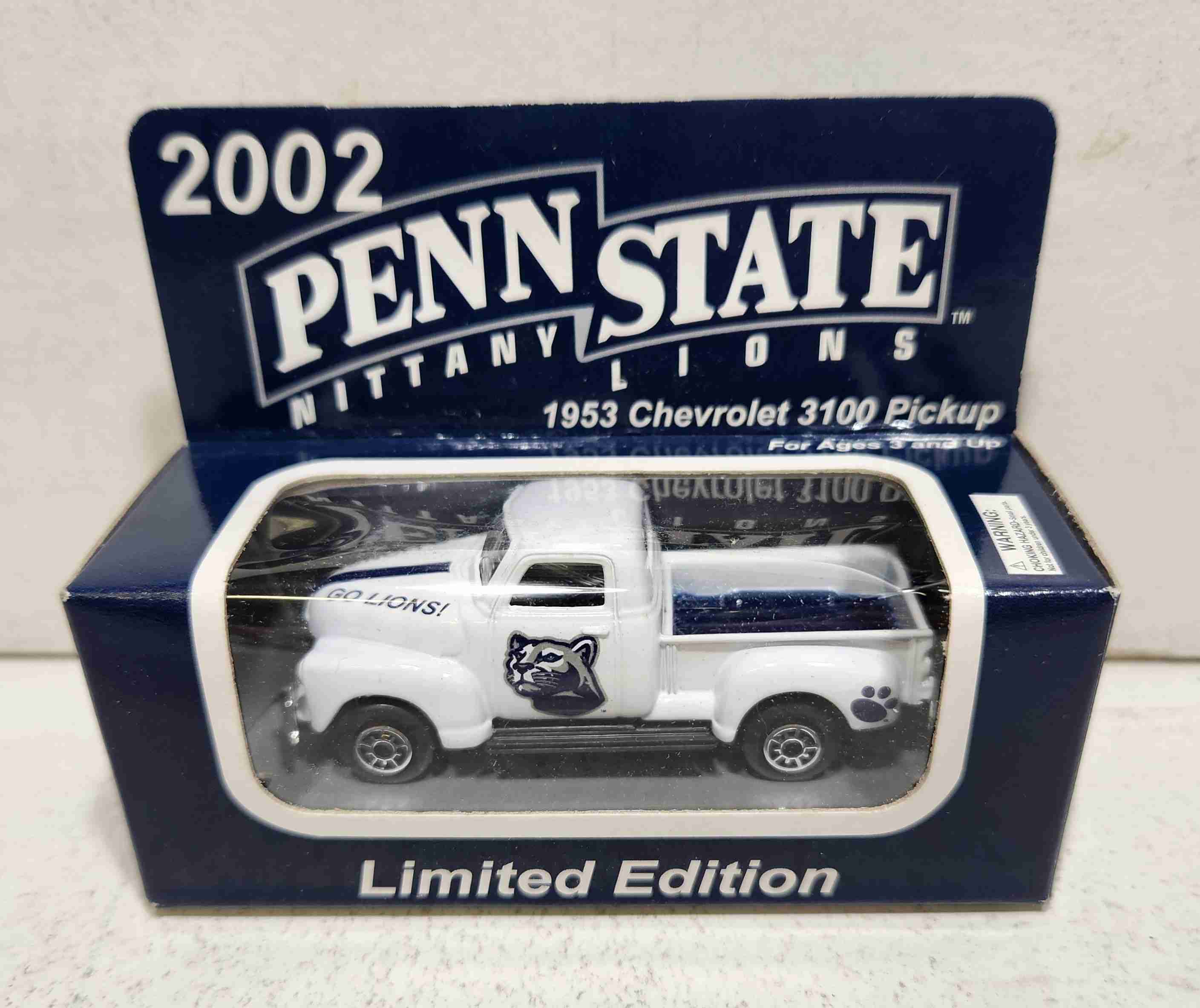 2002 Penn State Nittany Lion 1/55th 1953 Chevrolet 3100 pickup truck