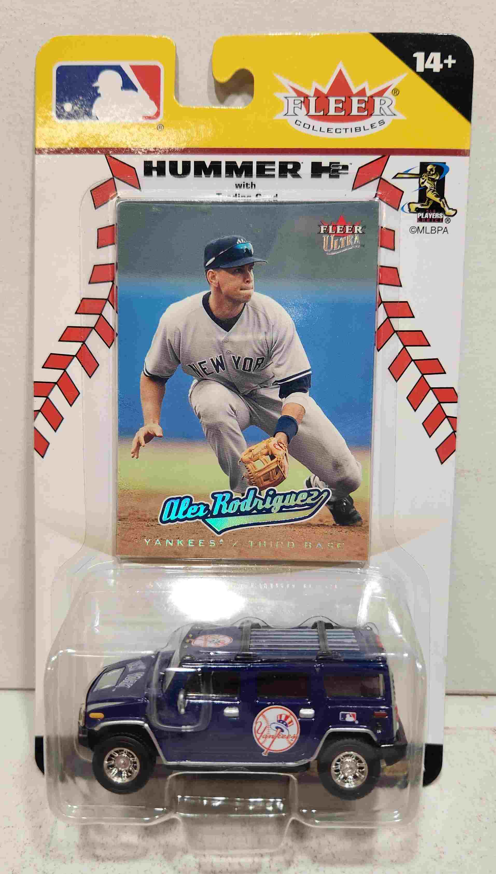 2005 NY Yankees 1/64th Hummer with Alex Rodriquez with trading card