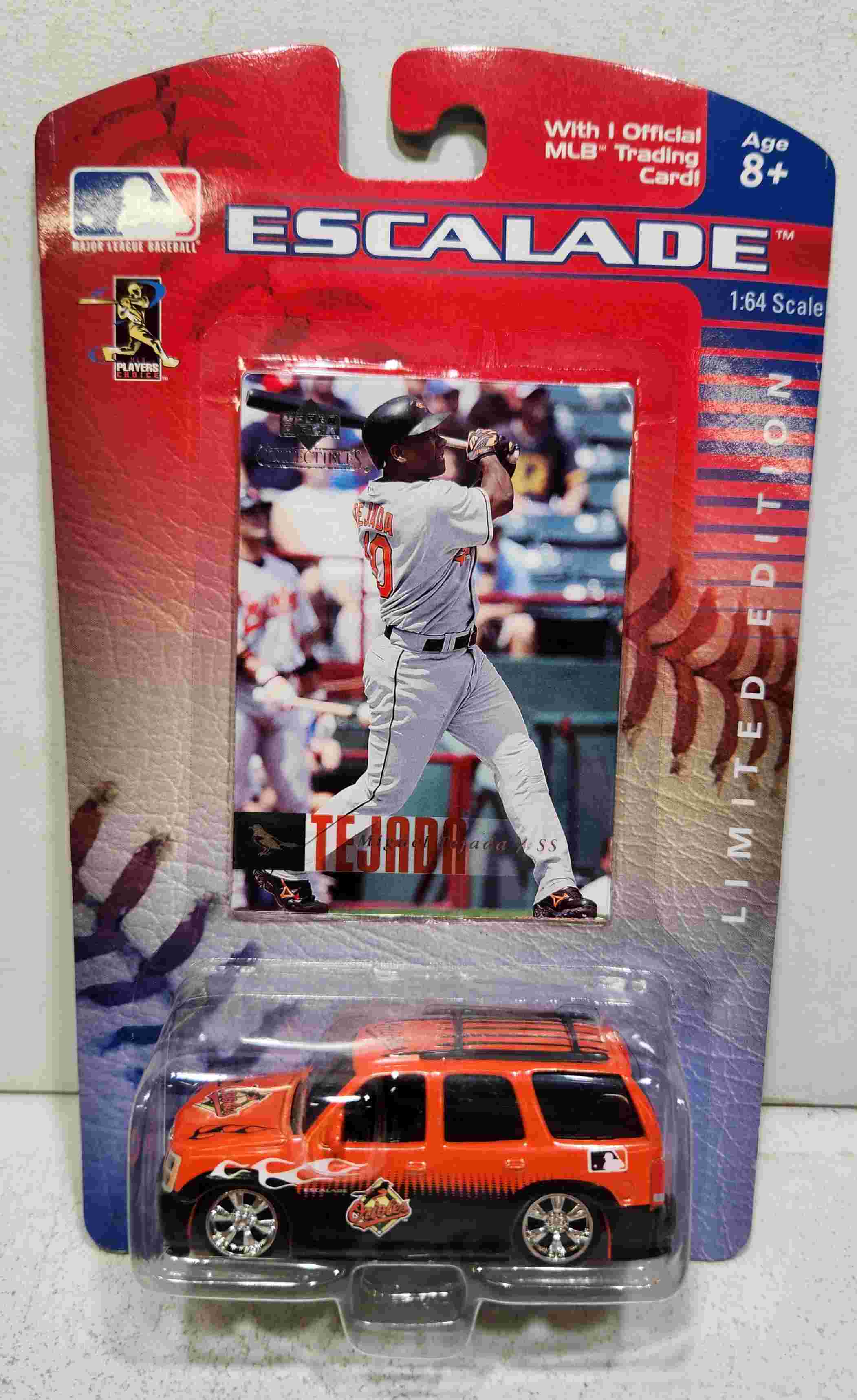 2006 Baltimore Orioles 1/64th Escalade with Miquel Tejada trading card