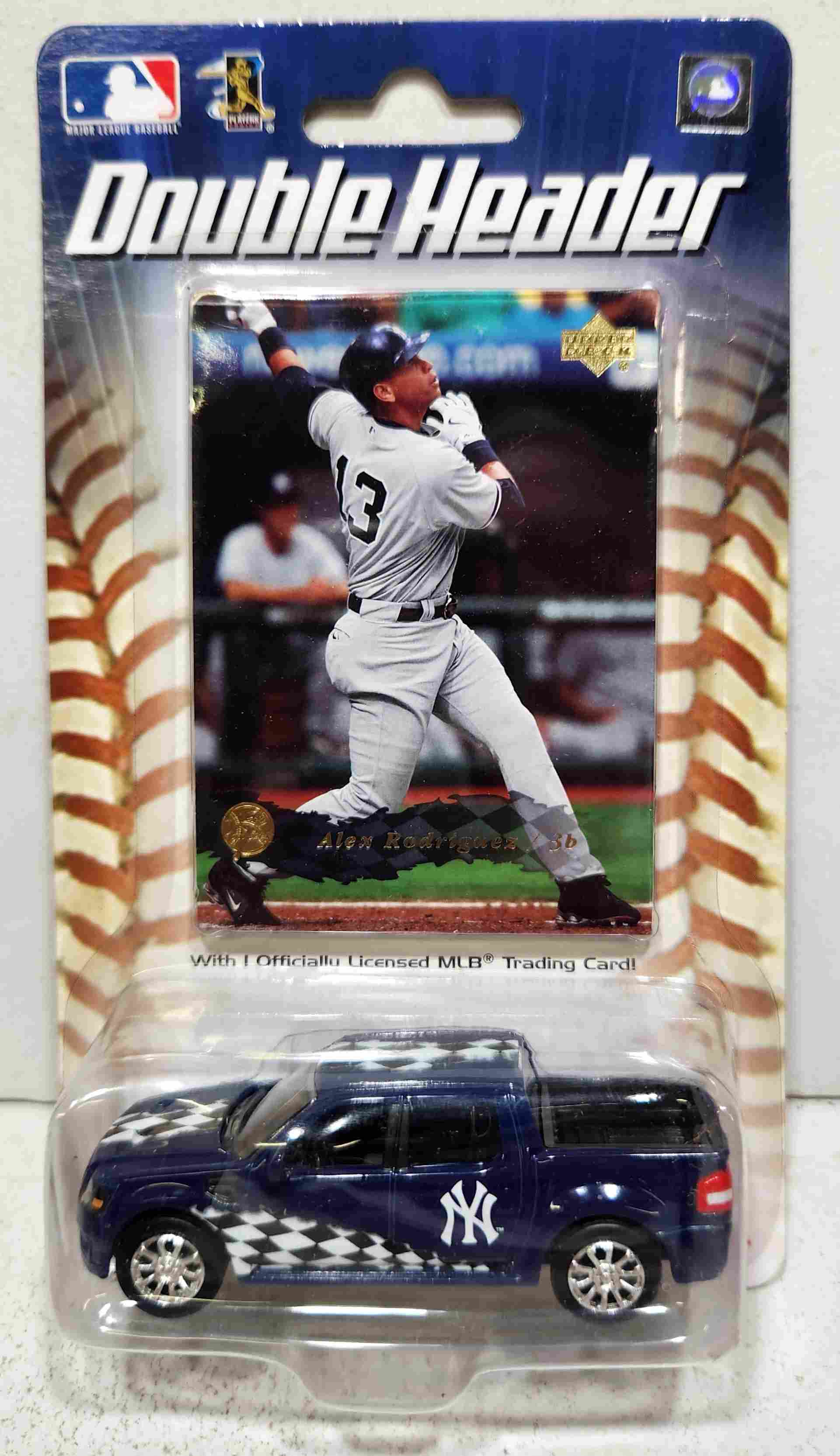 2007 NY Yankees 1/64th Ford Truck with Alex Rodriquez trading card