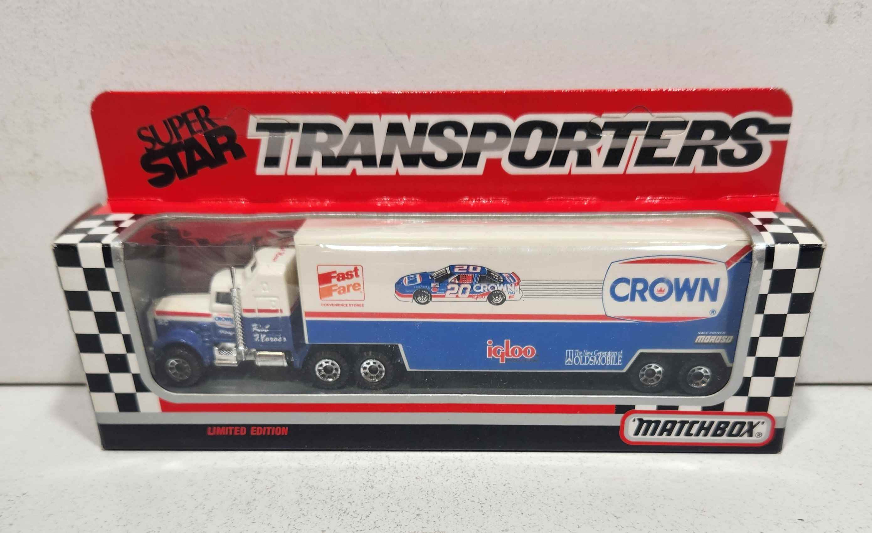 1990 Rob Moroso 1/87th Crown Racing Transporter