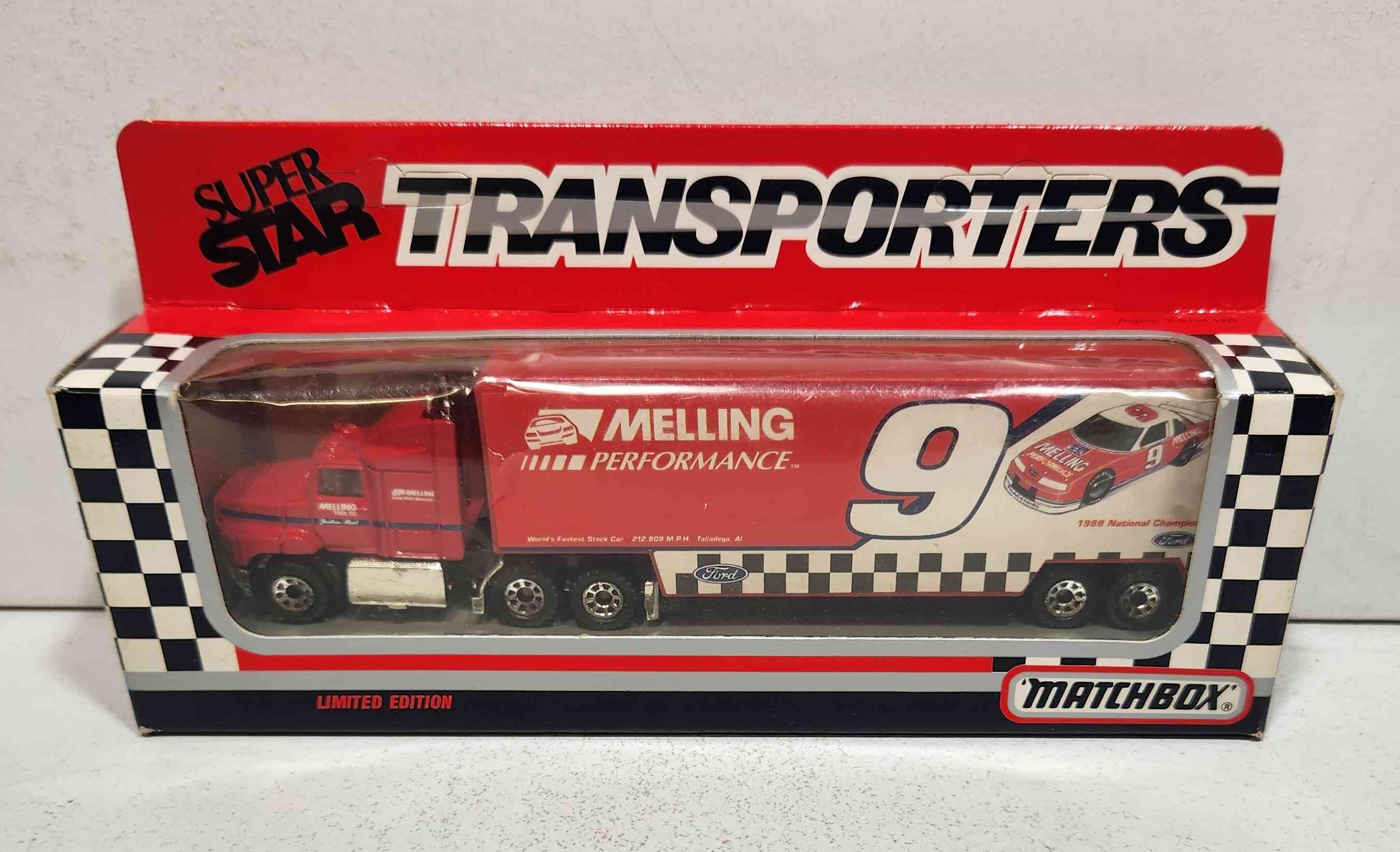 1990 Bill Elliott 1/87th Melling Performance Transporter
