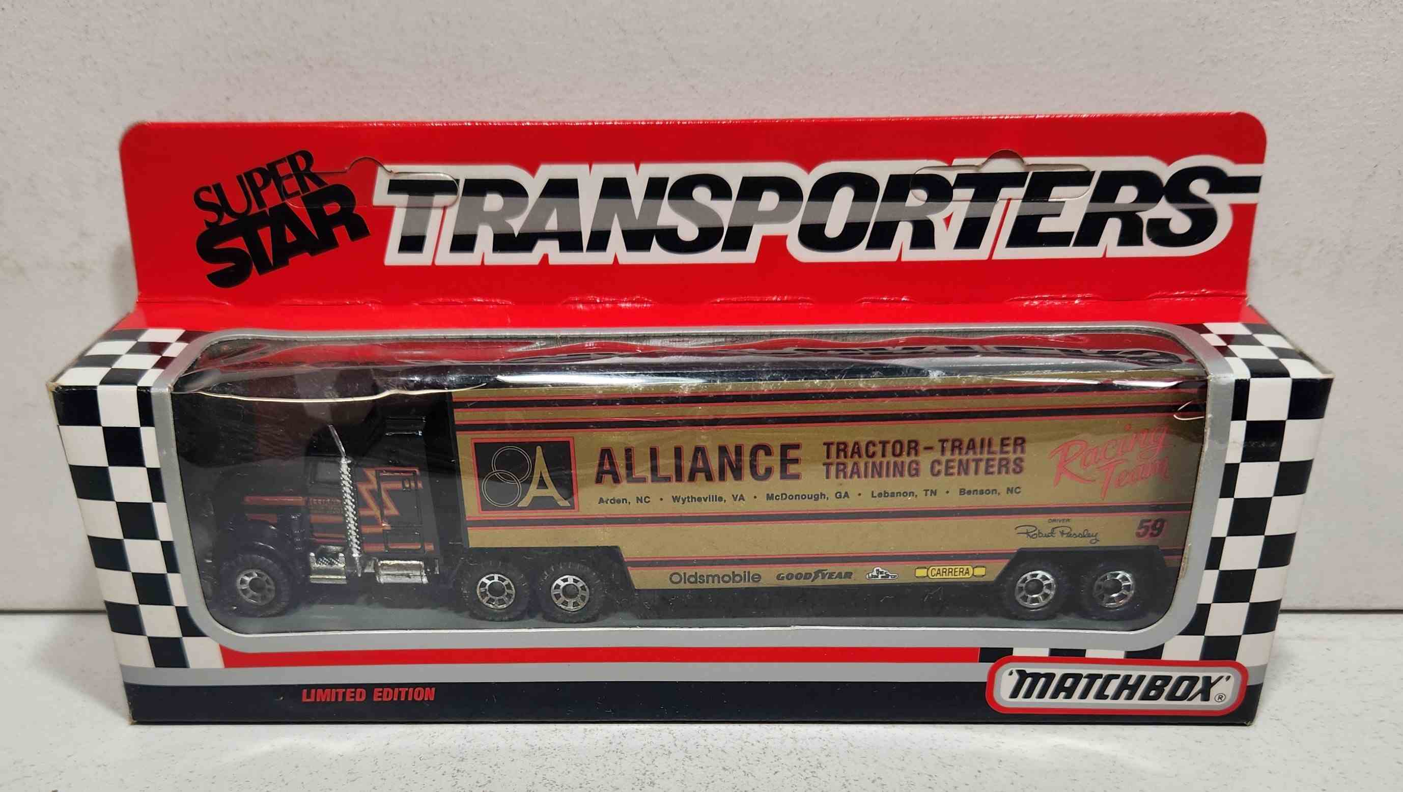 1991 Robert Pressley 1/87th Alliance Racing Team "Busch Series" Transporter