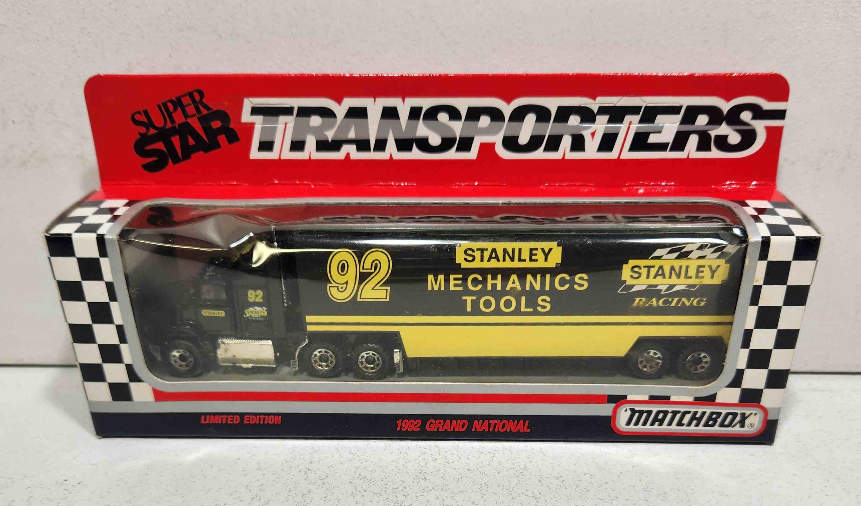 1992 Hut Stricklin 1/87th Stanley Tools Racing "Busch Series" Transporter