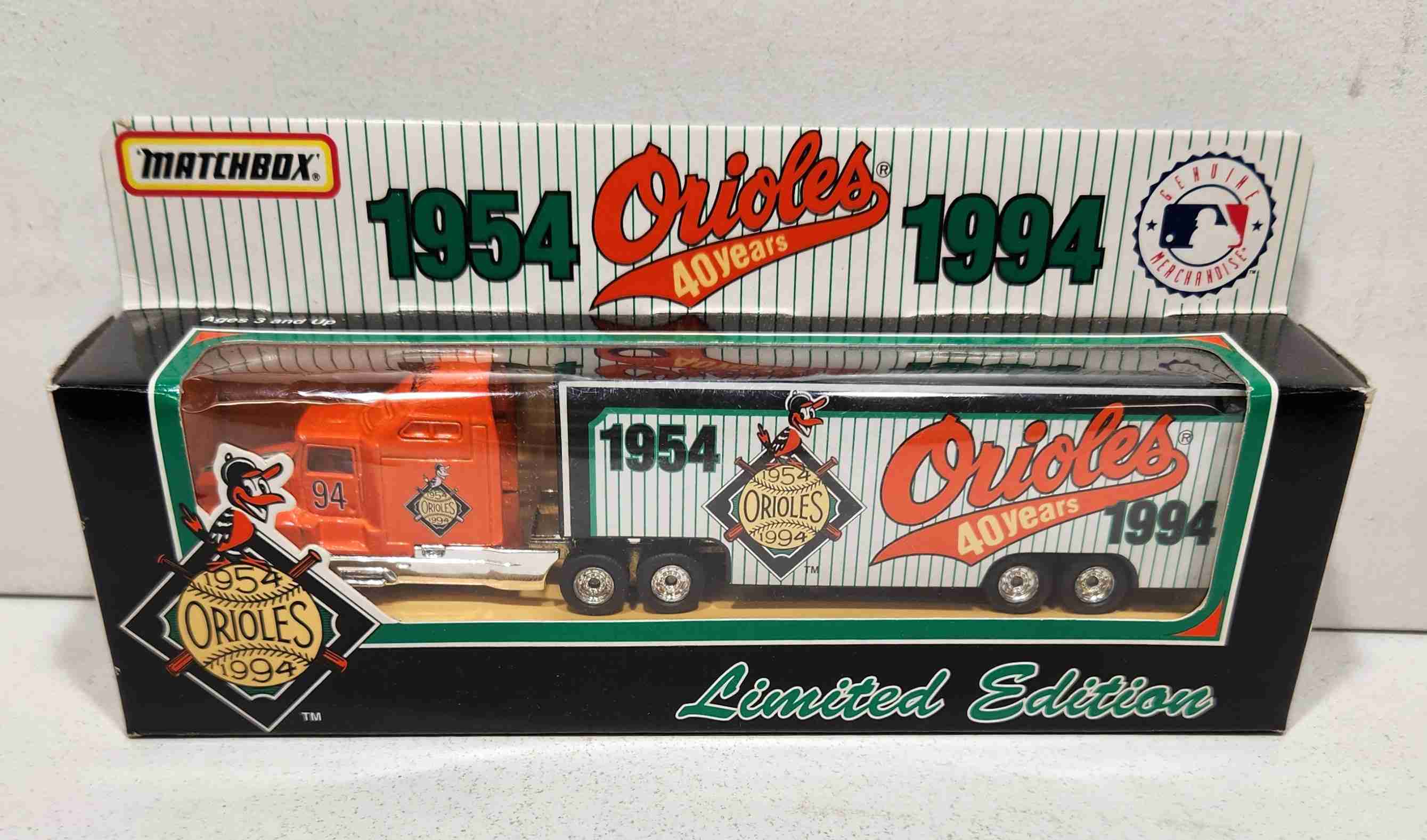 1994 Baltimore Orioles 1/80th "40 Years" Transporter