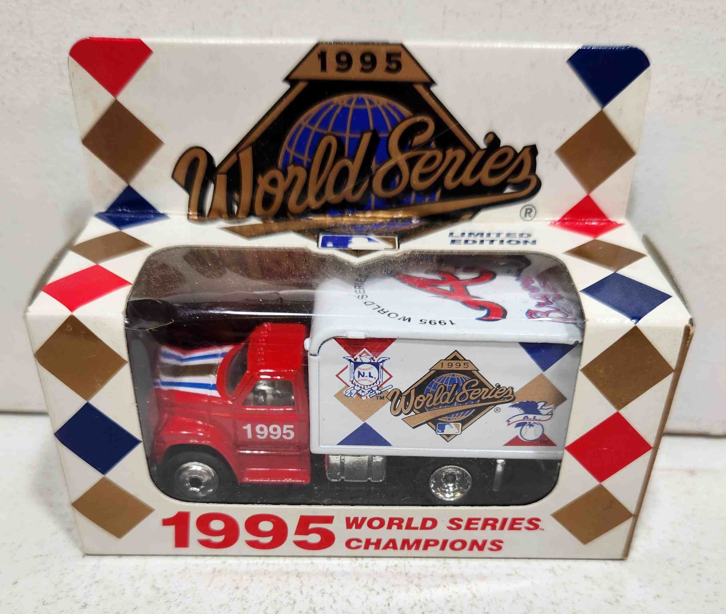 1995 Atlanta Braves 1/64th World Series Champions Ford F-800 Delivery Truck