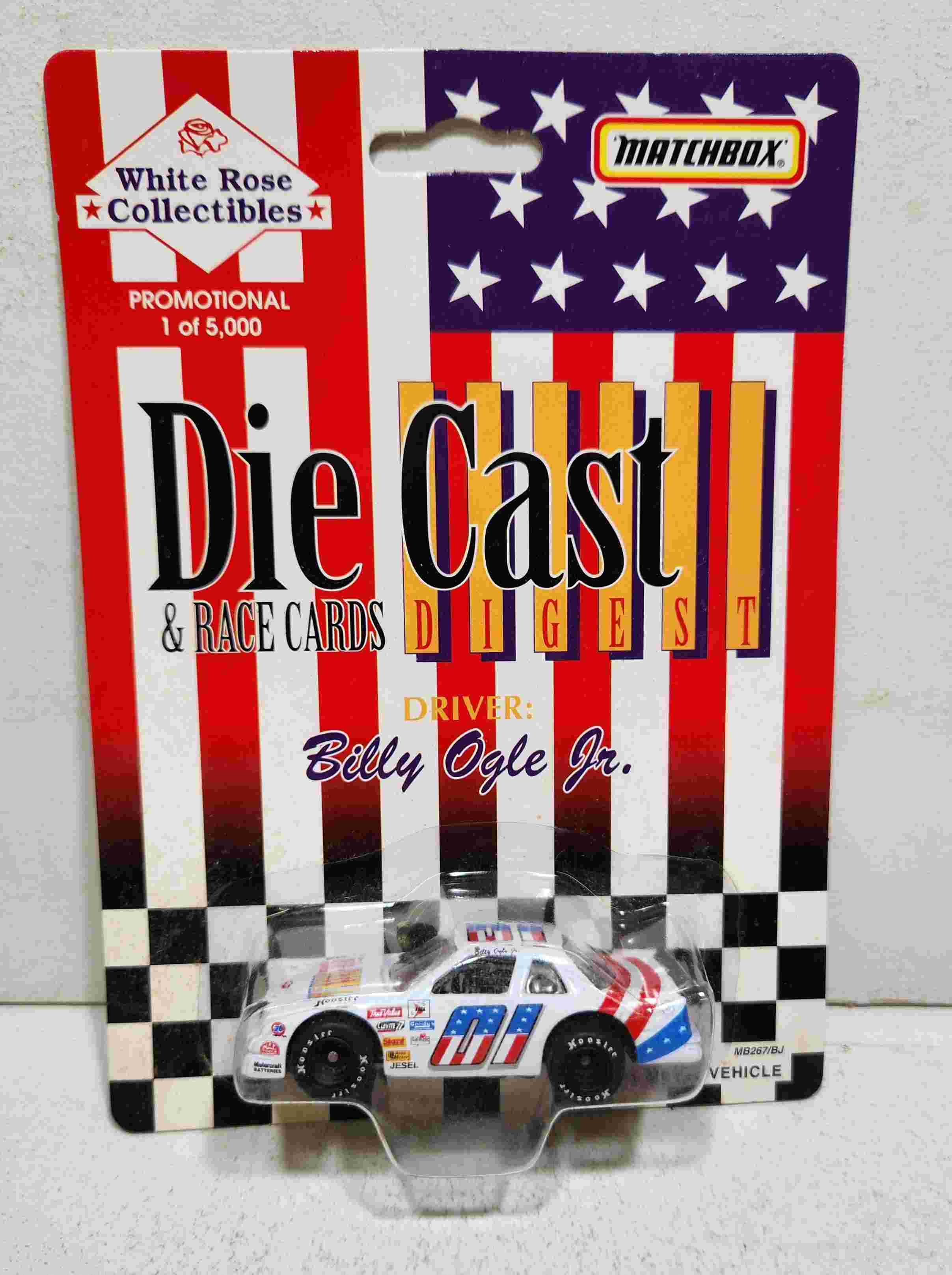 1996 Billy Ogle Jr 1/64th Die Cast Digest "Promo" Lumina