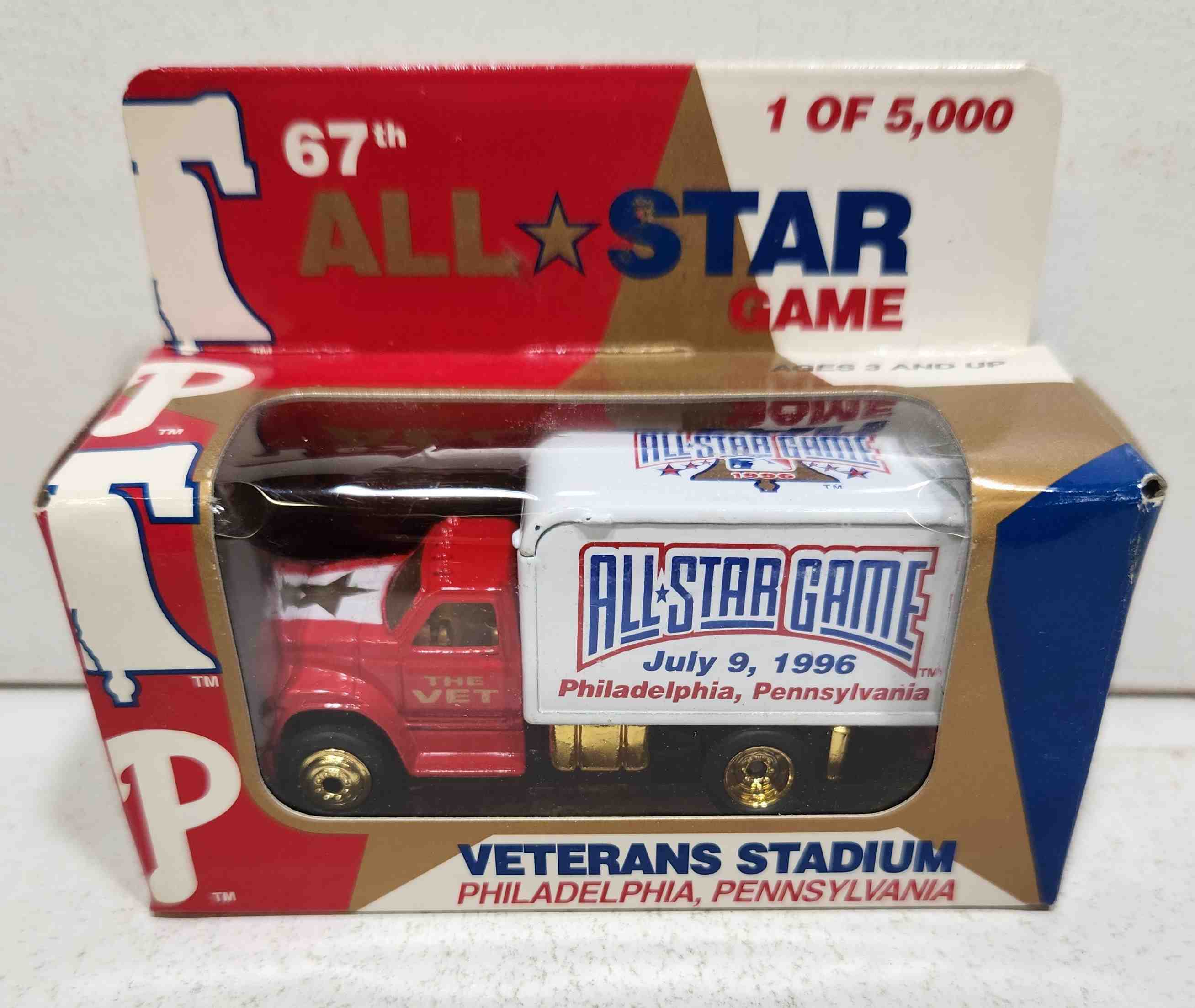 1996 Philadelphia Phillies "All Star Game" 1/64th Ford F-800 Delivery Van