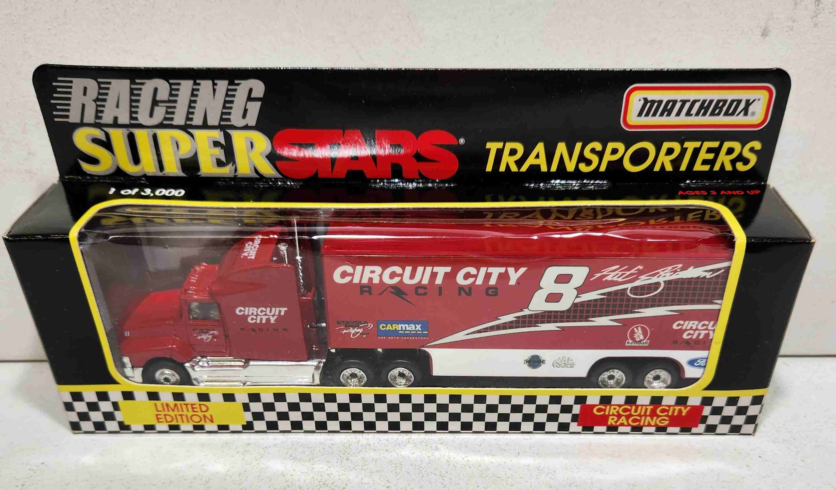 1997 Hut Strickland 1/80th Circuit City Racing Transporter