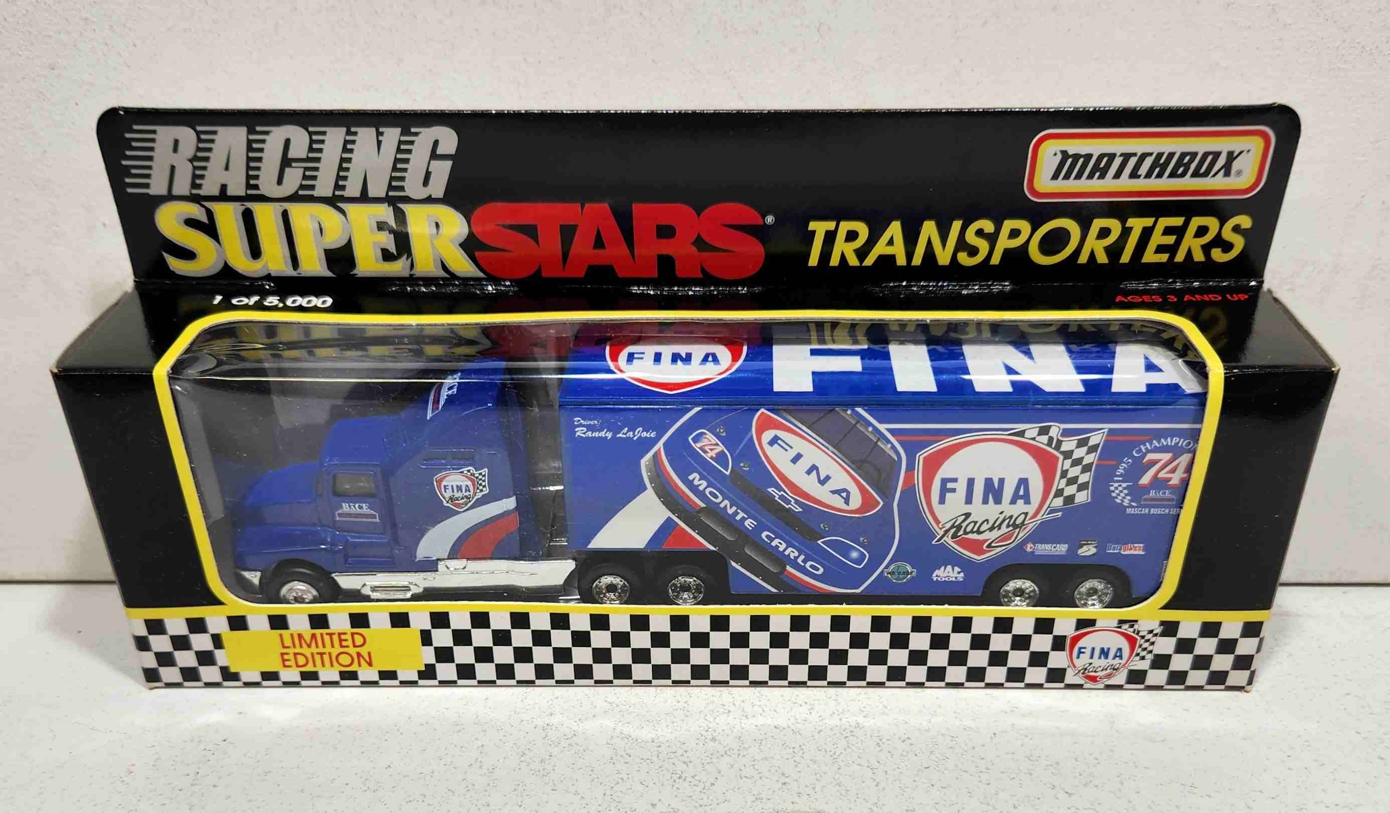 1997 Randy Lajoie 1/80th FINA Racing "Busch Series" Transporter