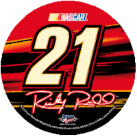 2003 Ricky Rudd 3" round #21 decal