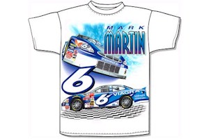 2001 Mark Martin Viagra white jumbo tee