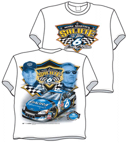 2004 Mark Martin "Salute To You" Tee shirt