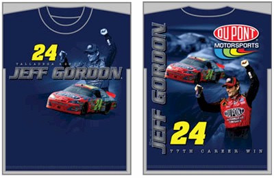 2007 Jeff Gordon Dupont "77th Win" T-Shirt