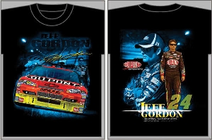 2010 Jeff Gordon Dupont Black 2 Spot Tee