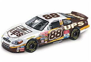 2002 Dale Jarrett 1/24th UPS "clear" car