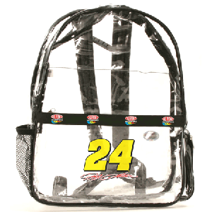 2008 Jeff Gordon Clear Vinyl Back Pack