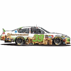 2011 Ryan Newman 1/24th Gene Haas Foundation/Cookies for Kids Cancer car